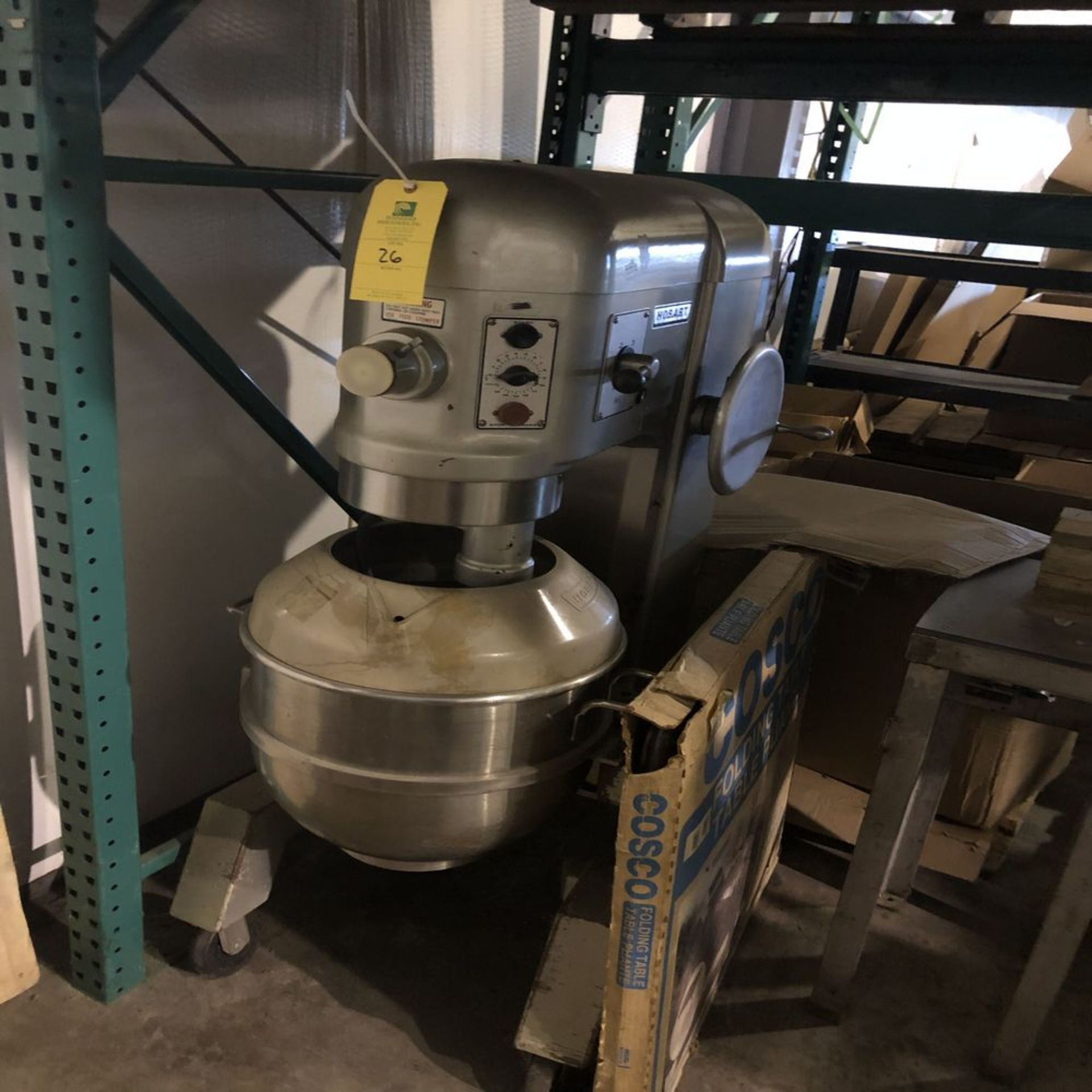 Hobart Mixer, W/ 1/2 HP Motor, Rigging Price: $100