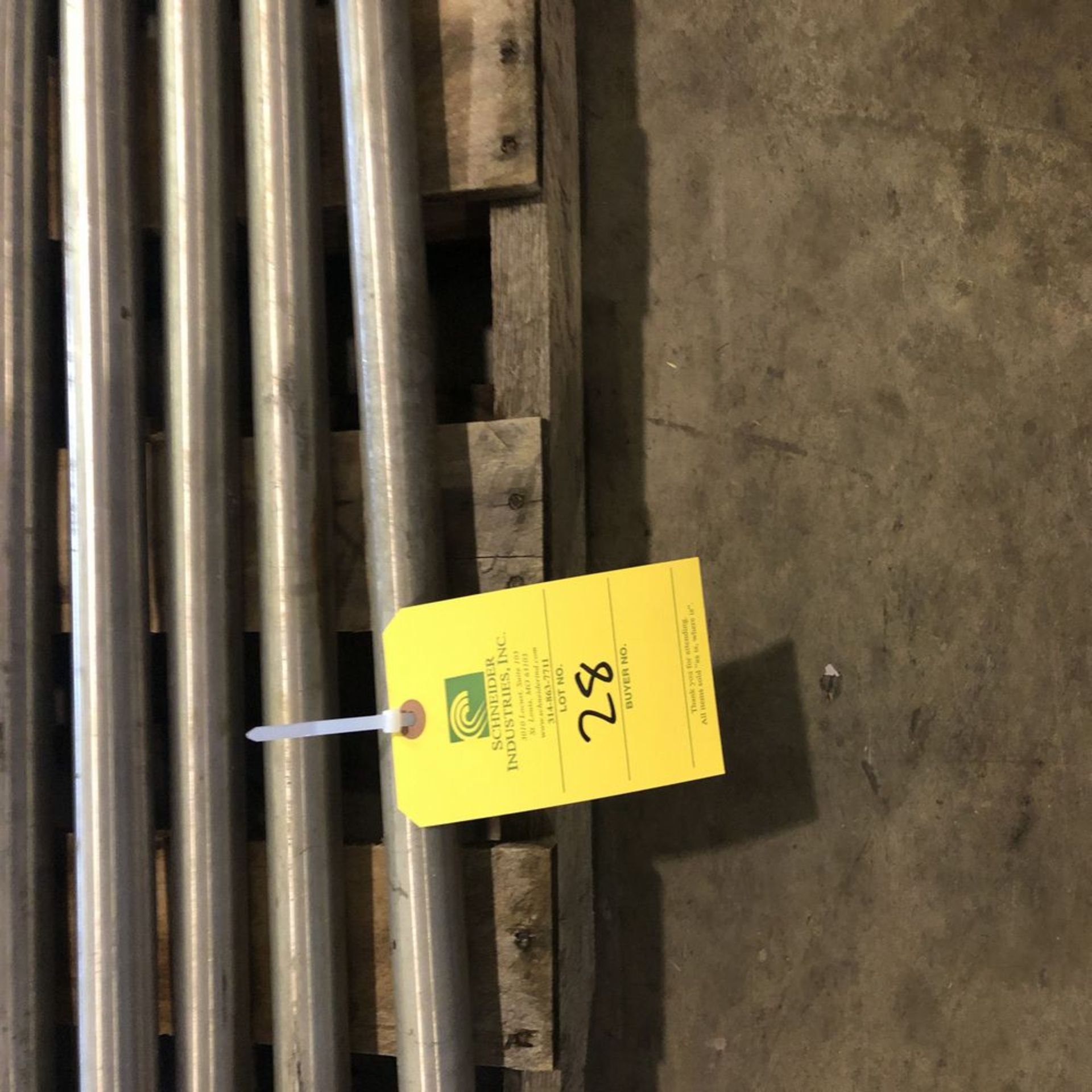 Pallet of Food Grade Stainless Steel Piping, Rigging Price: $40 - Image 3 of 3