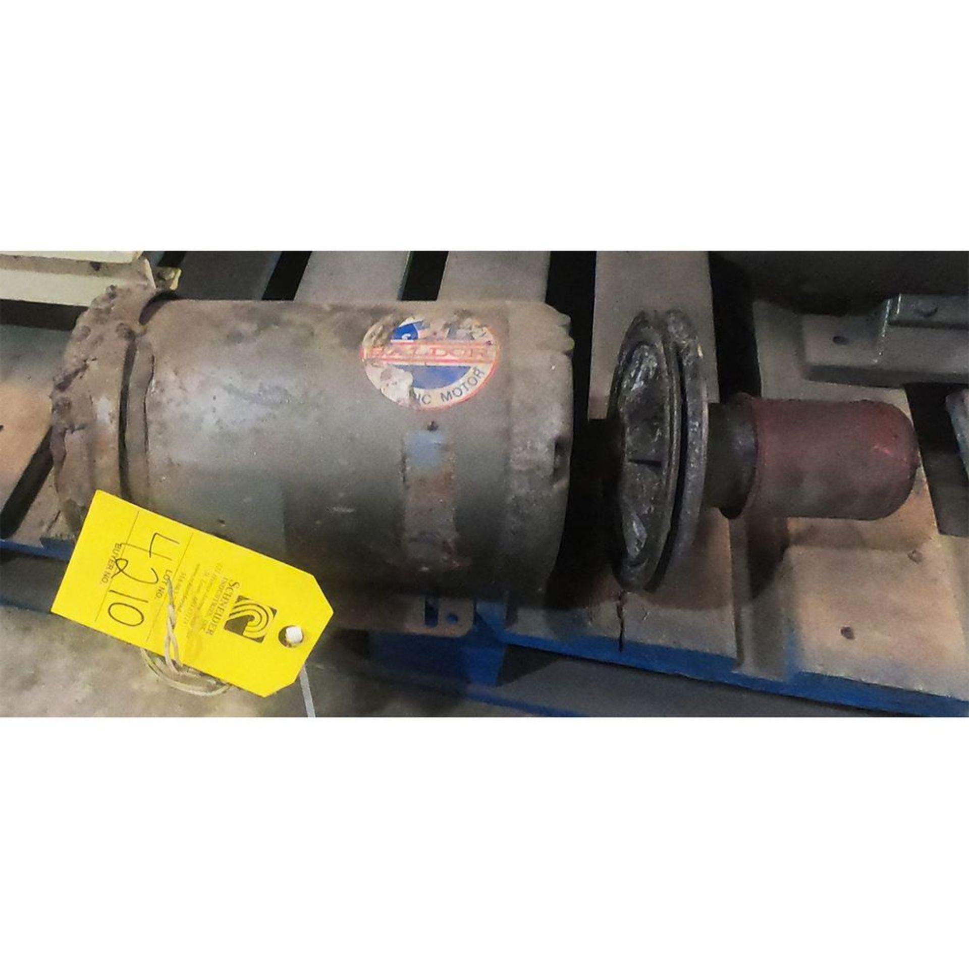 Located: Tyler, TX -- Small Baldor motor hp, load out fee $10 ***Note from Auctioneer: Loading