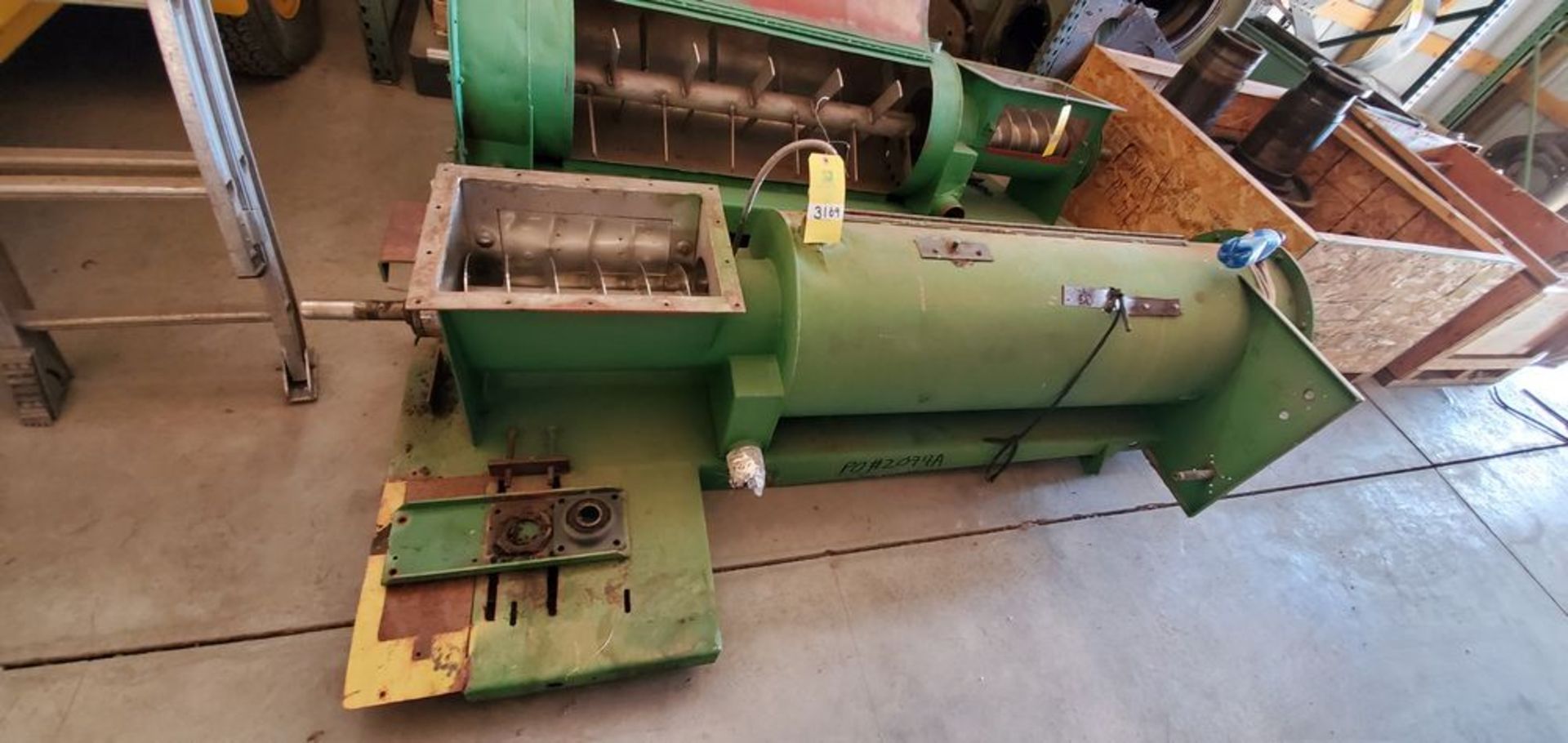 Located in Canon City, CO -- Sprout stainless feeder conditioner, no drive motor (approx new