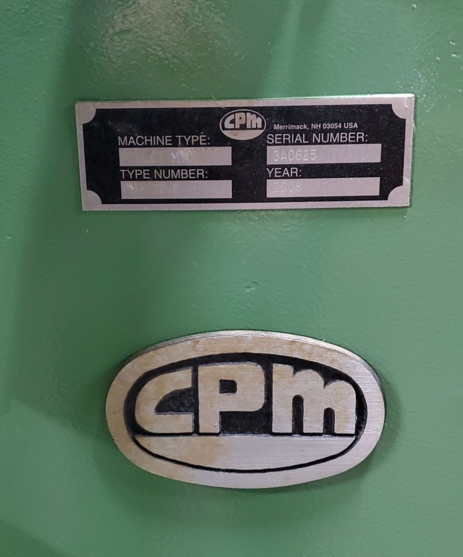 Located in Canon City, CO -- CPM pellet mill model PM7722-6, year 2008, SN 3A0625 with door and - Image 8 of 8