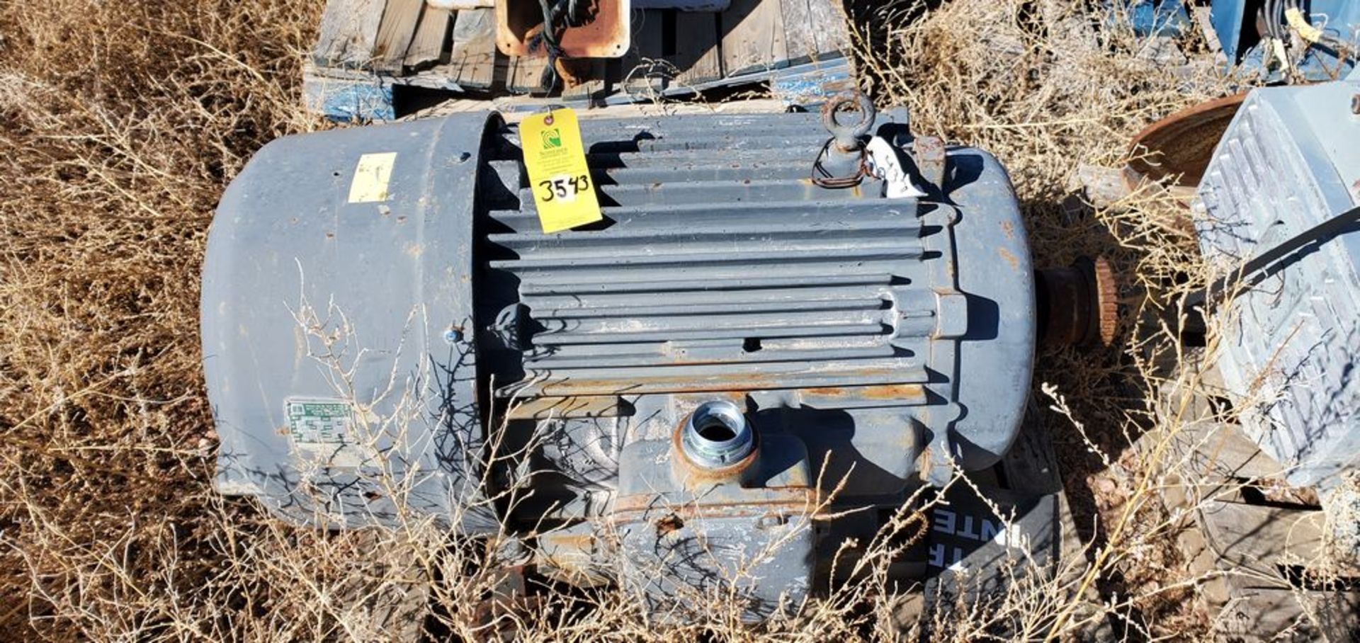 Located in Canon City, CO -- Evans 200hp 1700rpm 460v 108S Loading fee $100 ***Note from Auctioneer: