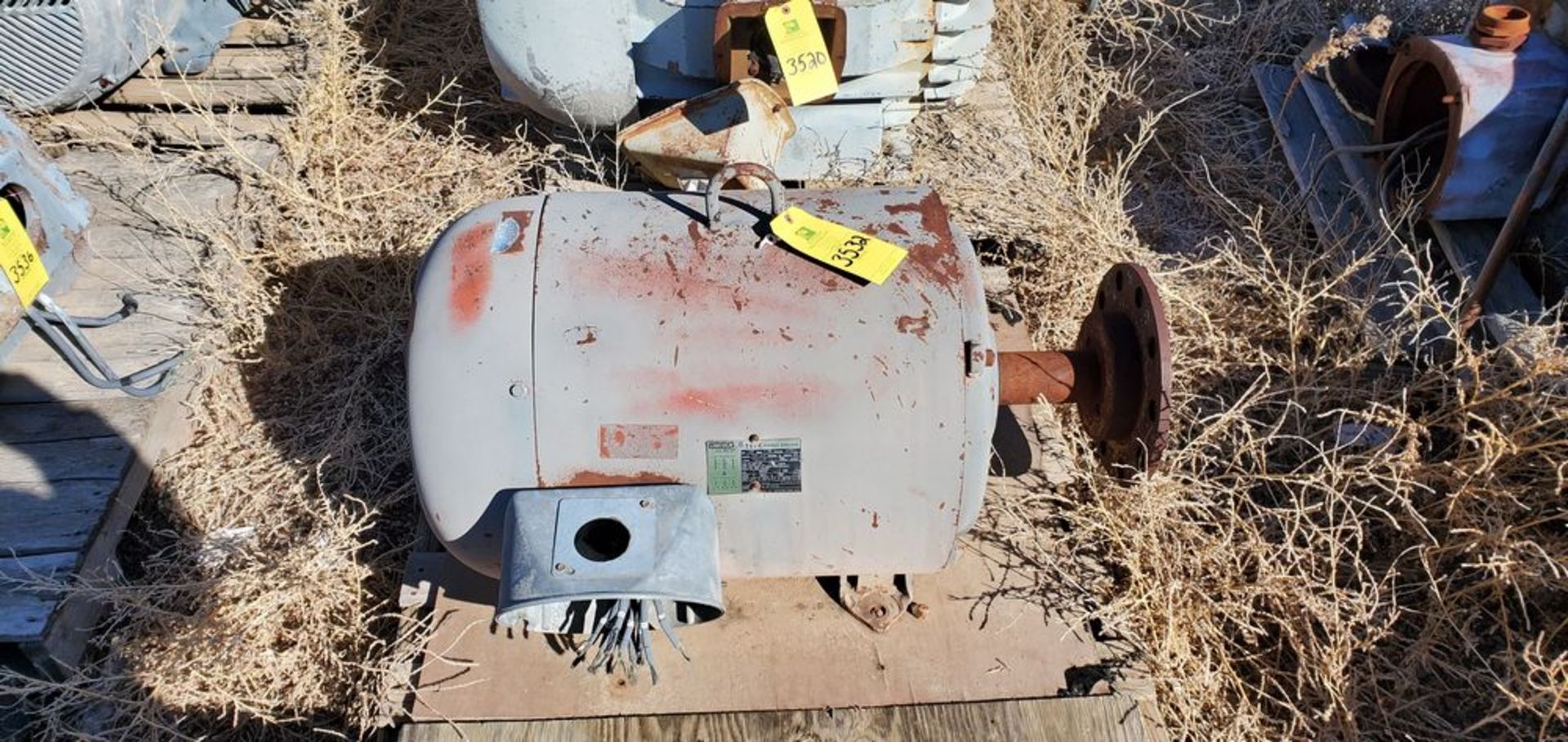 Located in Canon City, CO -- Baldor 100hp 1175rpm 575v 405T loading fee $100 ***Note from