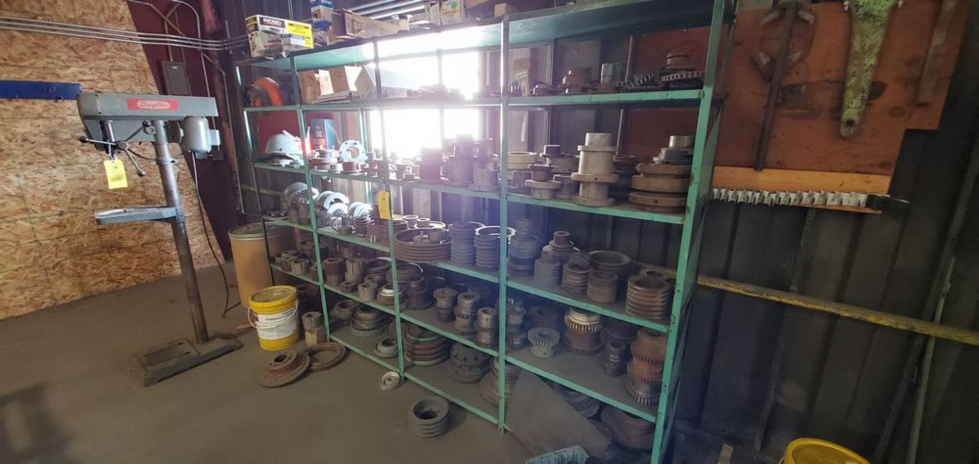 Located in Canon City, CO -- Racking with approximately 300 Drive and coupling parts both new and