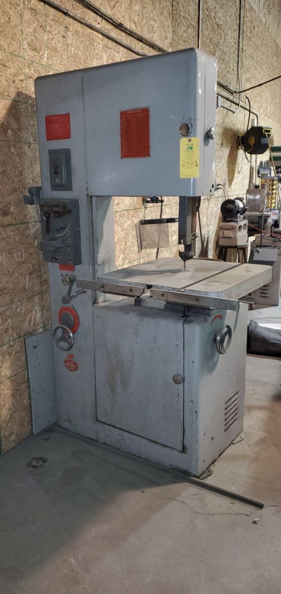 Located in Canon City, CO -- Powermatic 20inch metal cutting band saw Model No. 87, disconnecting