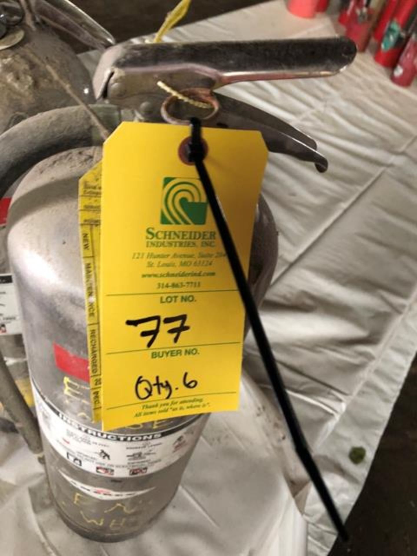 Fire Extinguisher, Qty. 6 - Image 3 of 4