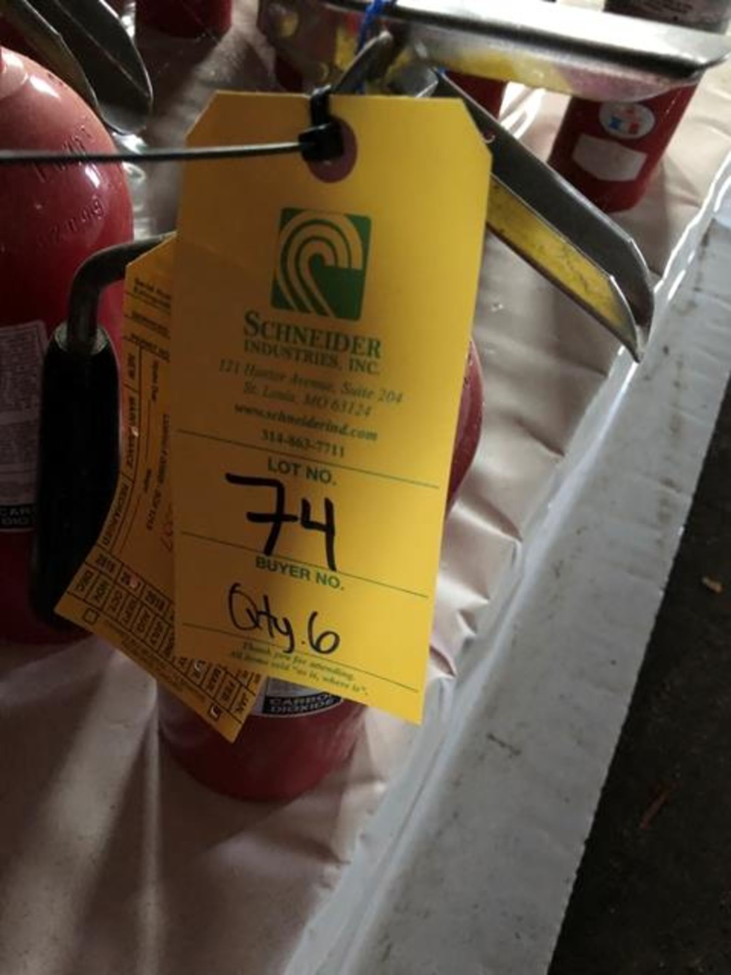 Fire Extinguisher, Qty. 6 - Image 2 of 3