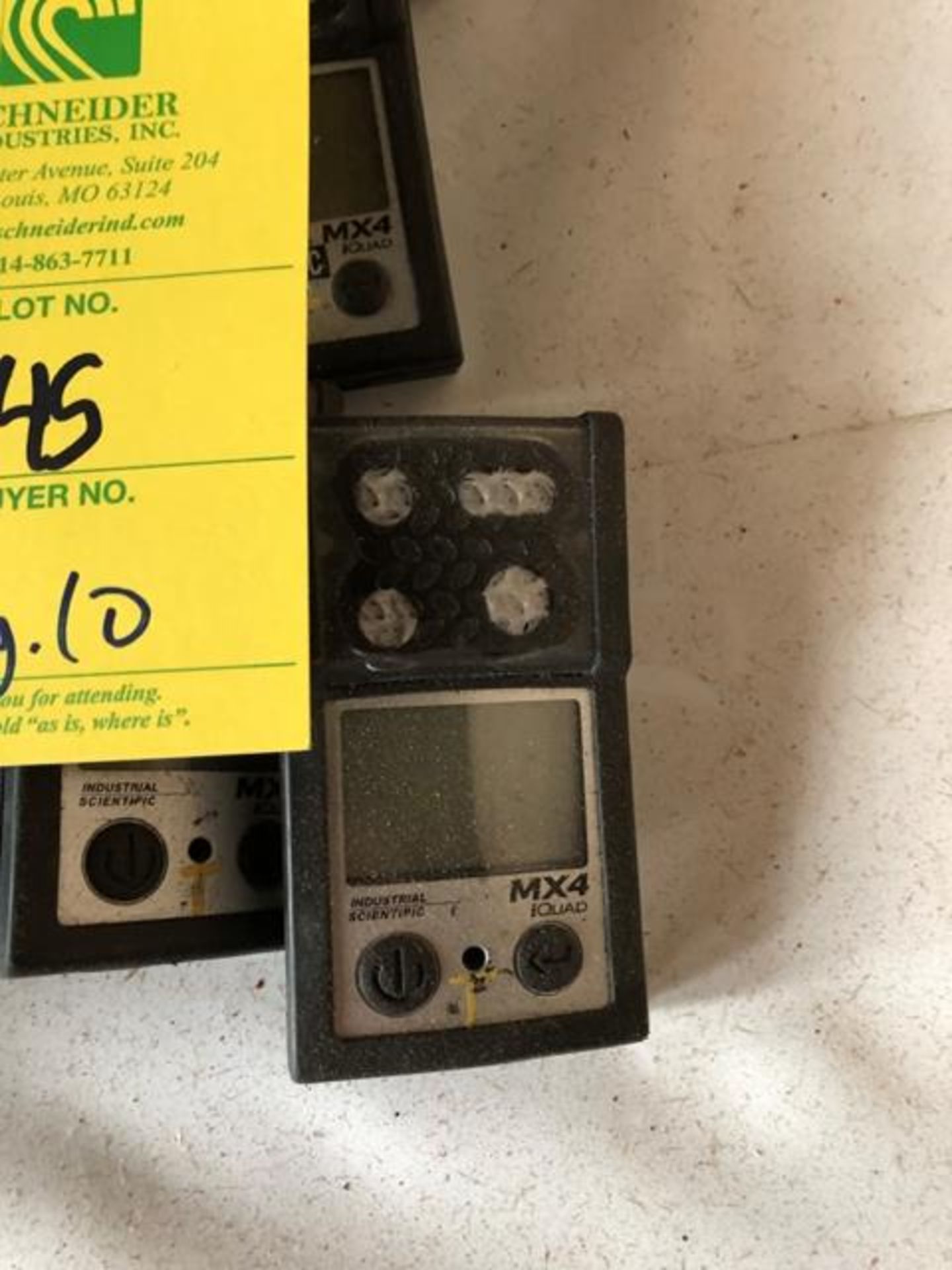 Industrial Scientific MX4 Iquads, Qty. 10