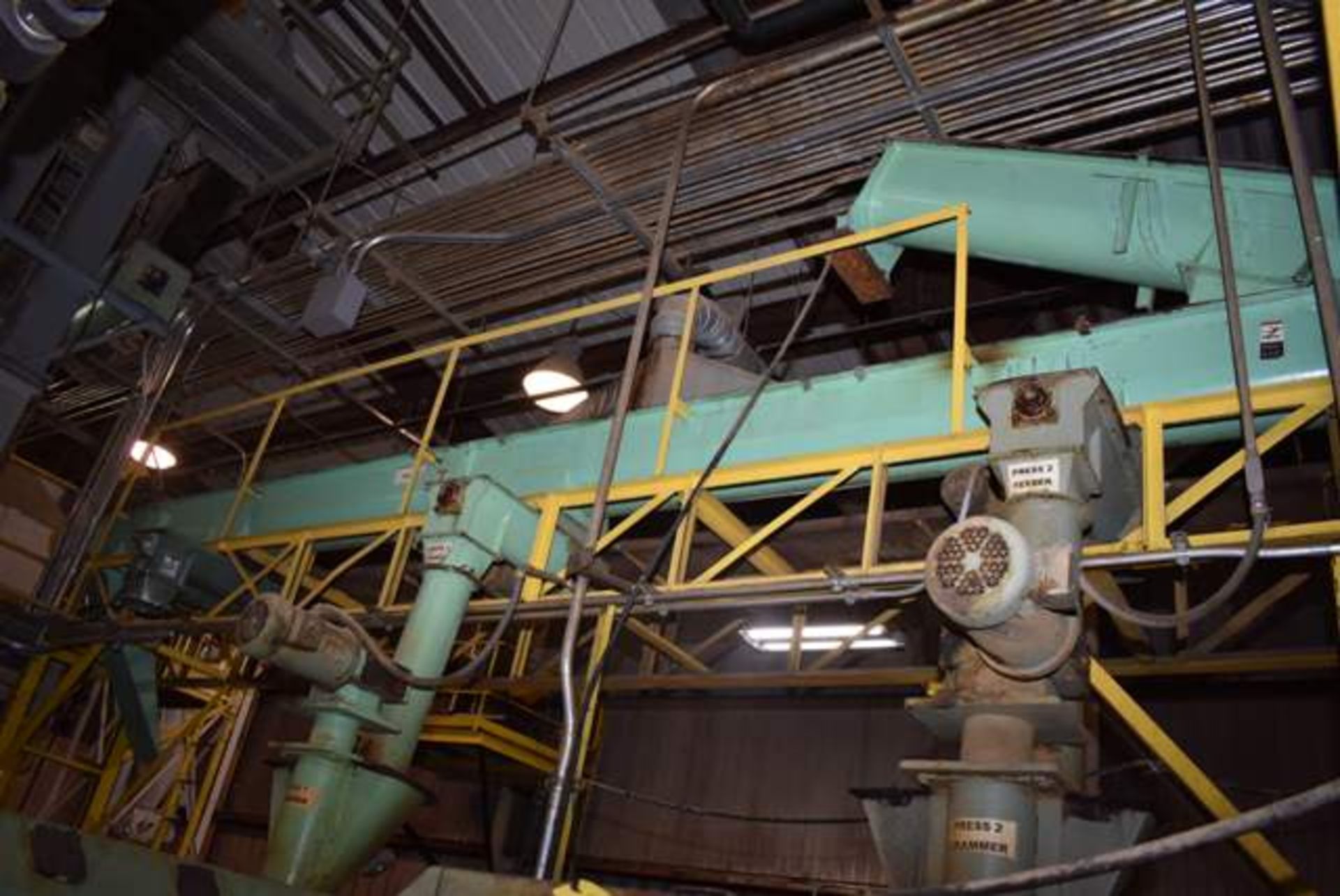 Motorized Auger/Screw Conveyor, 24' x 12" Diameter. LOADING FEE: $400 - Image 2 of 3