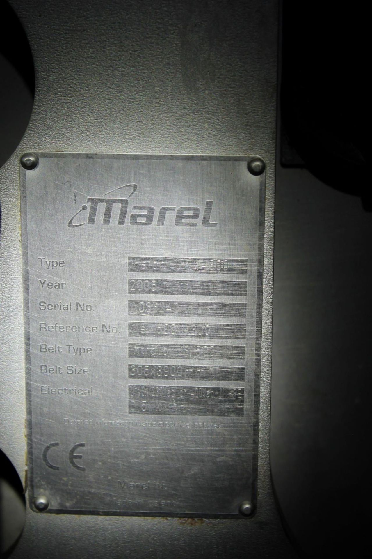 Marel Vision Unit - 300, Serial# A036242, 33'' x 60'', Item# ffmarelvison6242, Located in: - Image 3 of 6