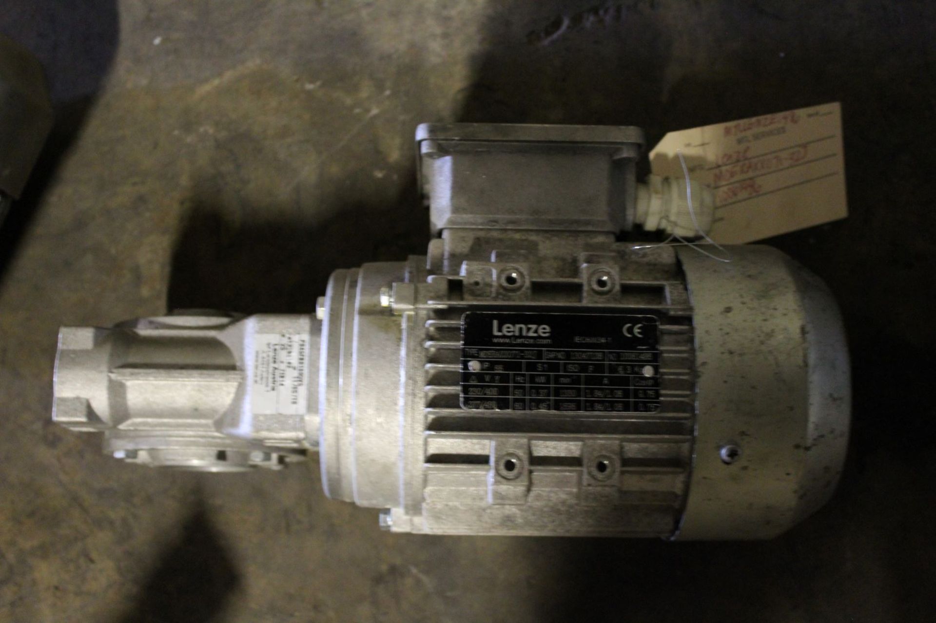 Lenze Motor, Model# mderaxx071-32j, Serial# 10061486, Item# mtllenze1486, Located in: