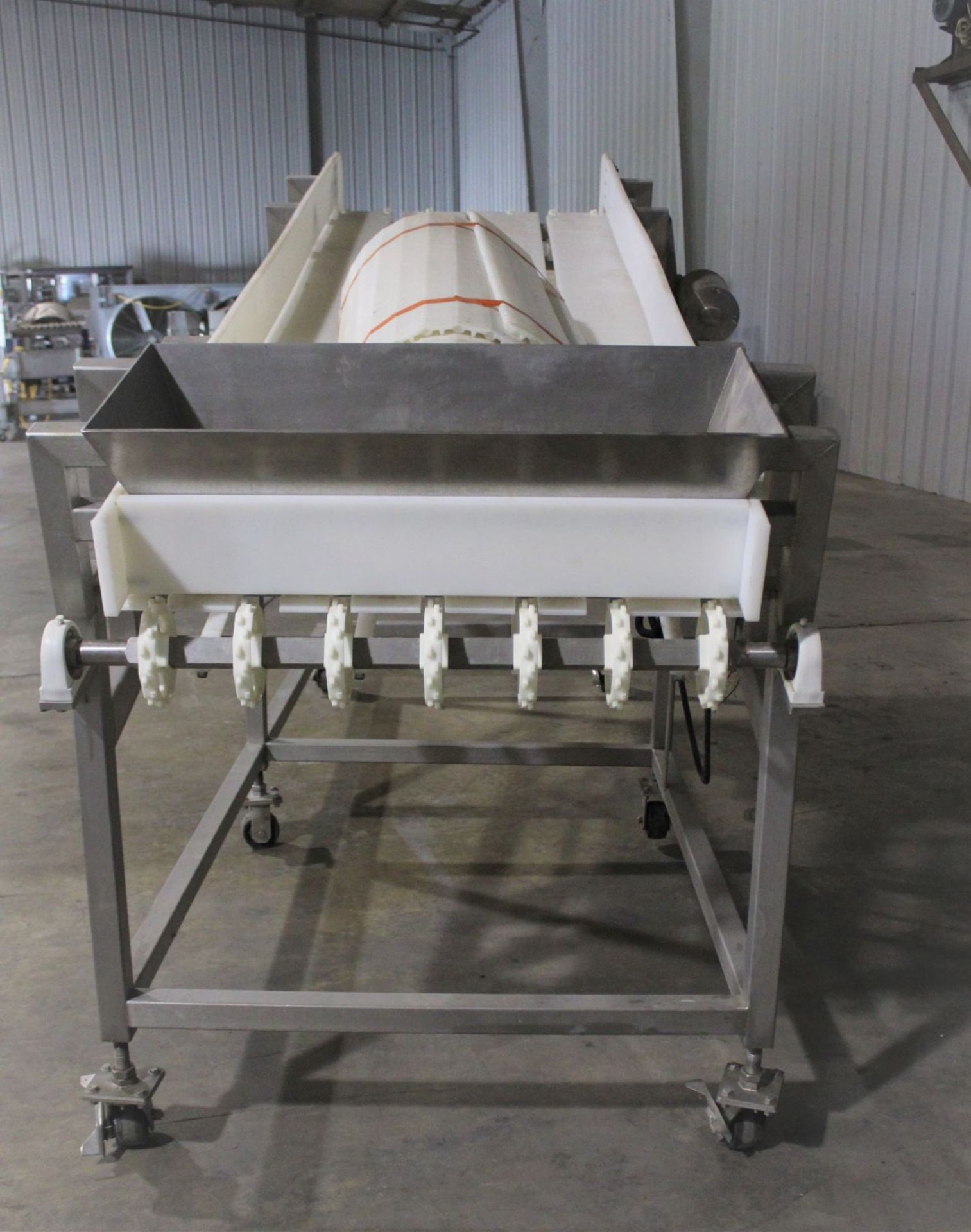 Frozen Block Conveyor, 34" wide x 140" long, Item# bbwifrblcon-1, Located in: Gainsville, GA - Image 5 of 6