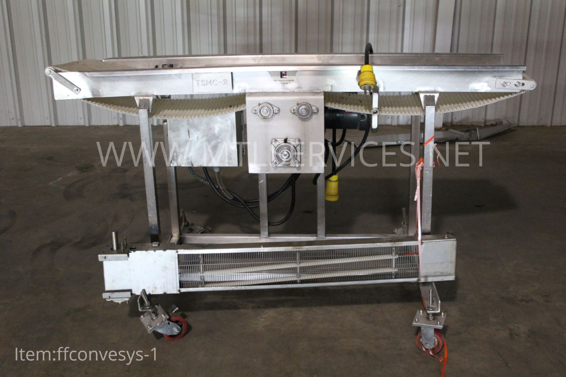 Conveyor System, 76" long x 12" wide, Electric Drive, Item# ffconvesys-1, Located in: