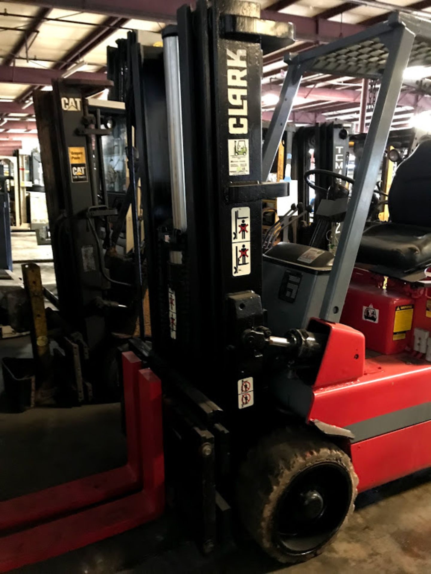 Clark Forklift, Model# EC500-80, Serial# E5685-0077-4751, 36V, Rigging Fee $50 - Image 2 of 4