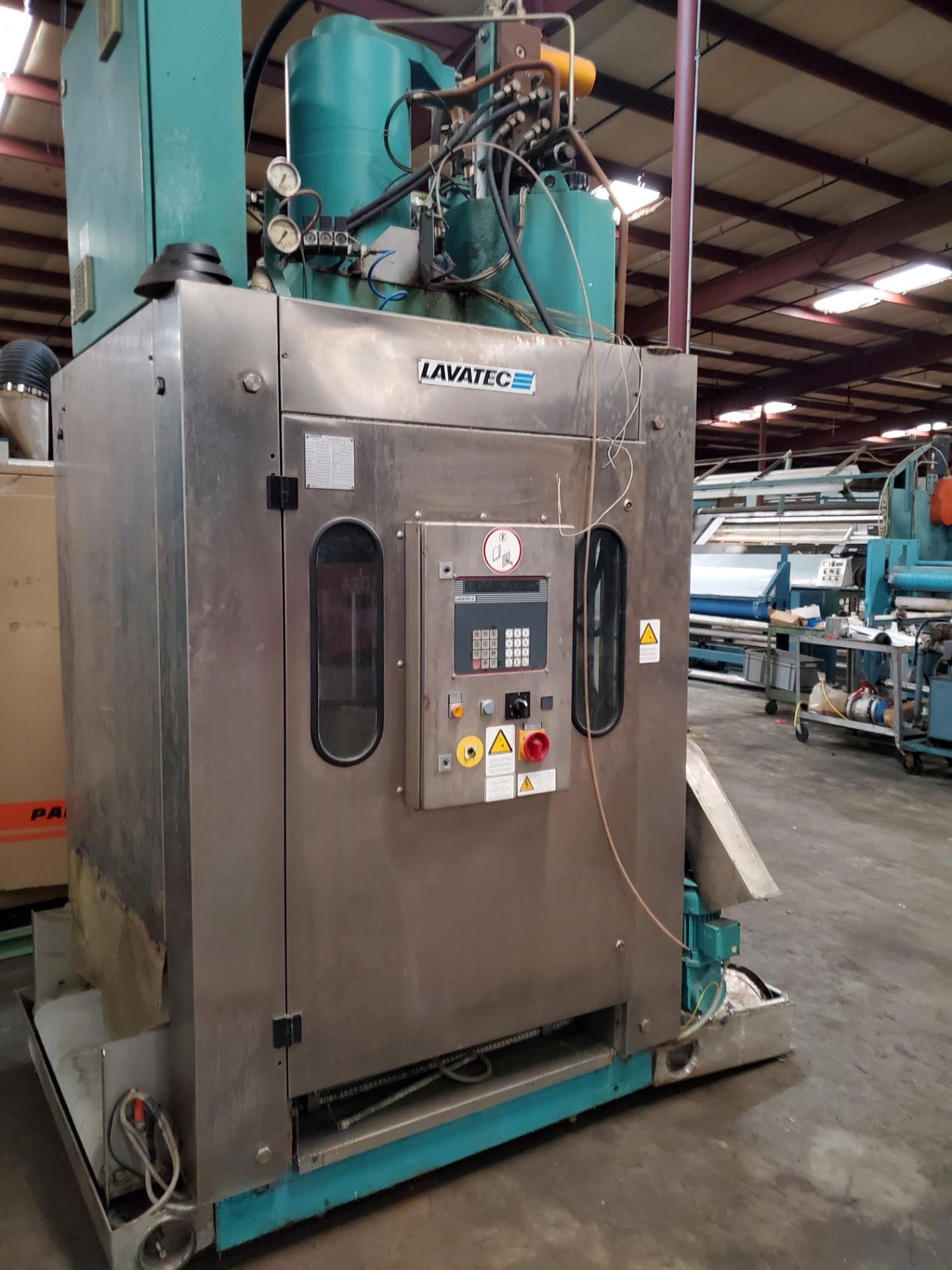 LAVATEC DEWATERING PRESSES. Capacity 55.1 lbs ,Model LP 560, Serial 560 -0102. 480 Volts. 7.5 HP