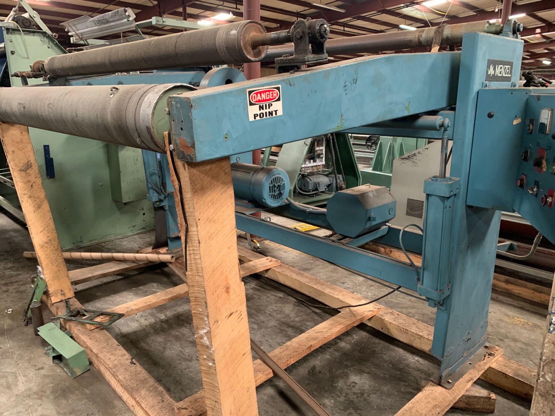 Menzel Winder, Type 80SBF, Serial# 01059, 5 HP, 200V, Working Width 80", Rigging Fee $150 - Image 6 of 7