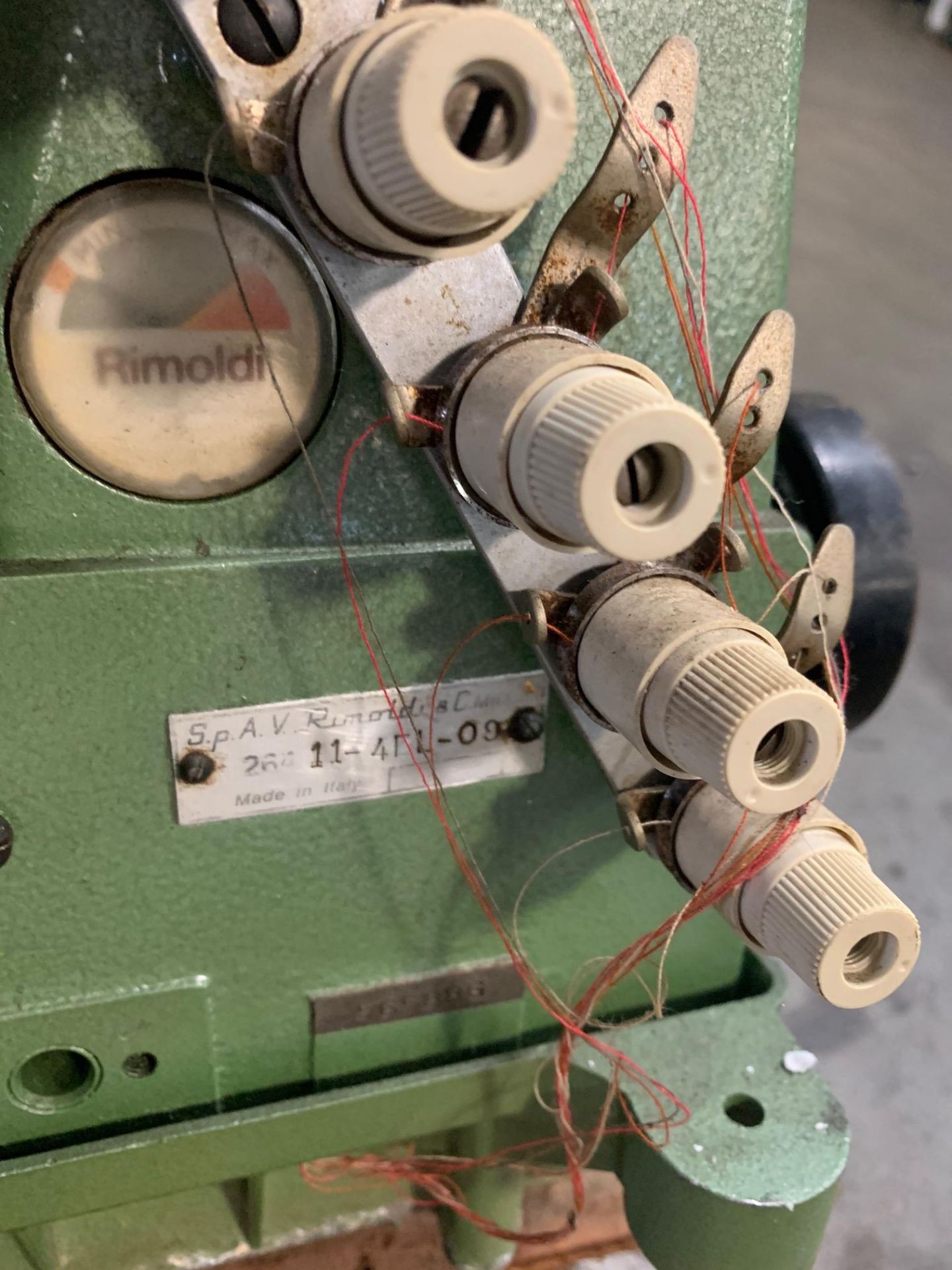 Rimoldi 264 Chainstitch Elastic Attachment 4 Multi Needle Industrial Sewing Machine (4 Units ), - Image 10 of 16