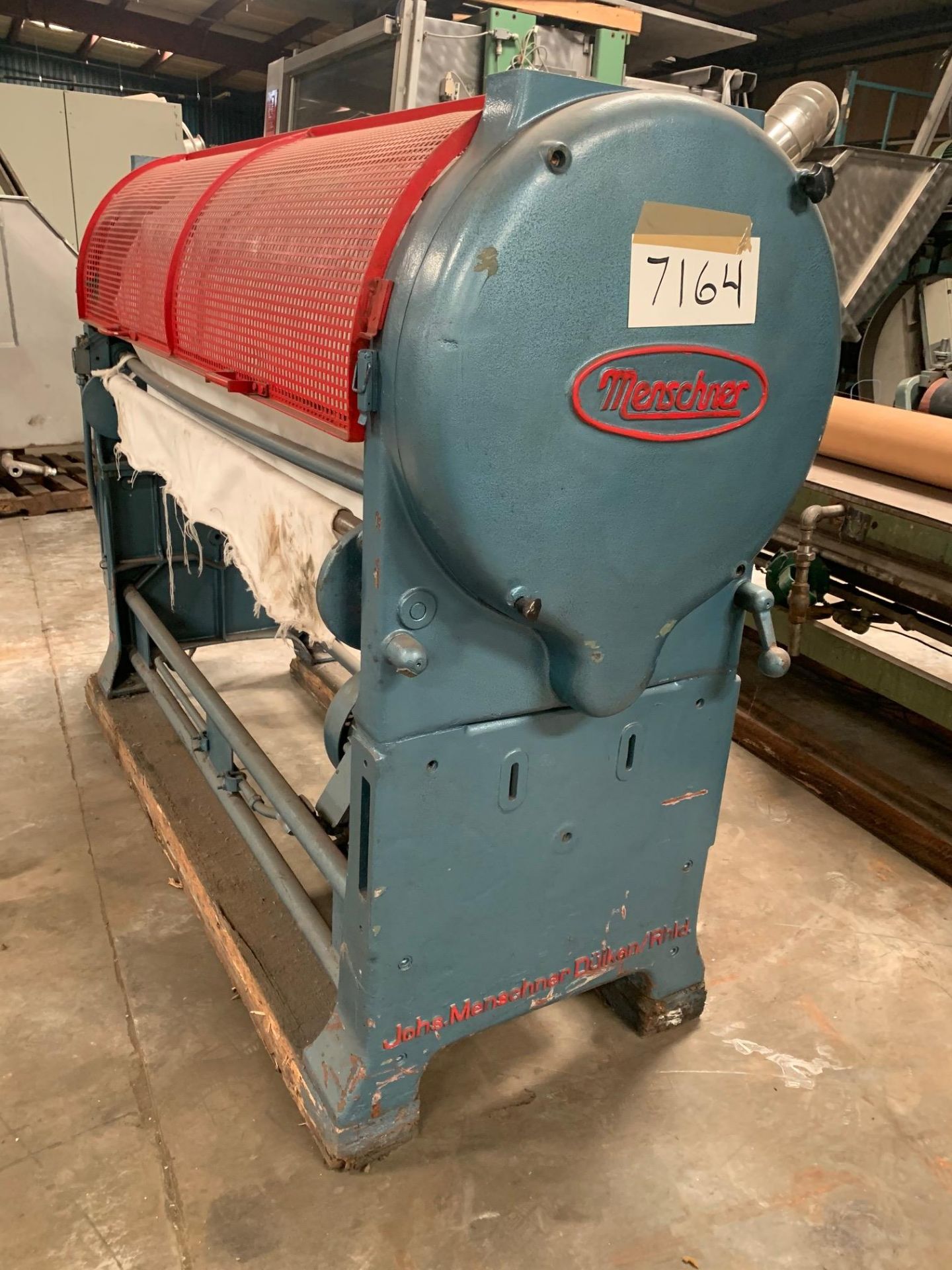 Menschnerr Relaxing Fabric Machine 72” 7.5 Hp 220/460 volts, Rigging Fee: $50 - Image 2 of 9
