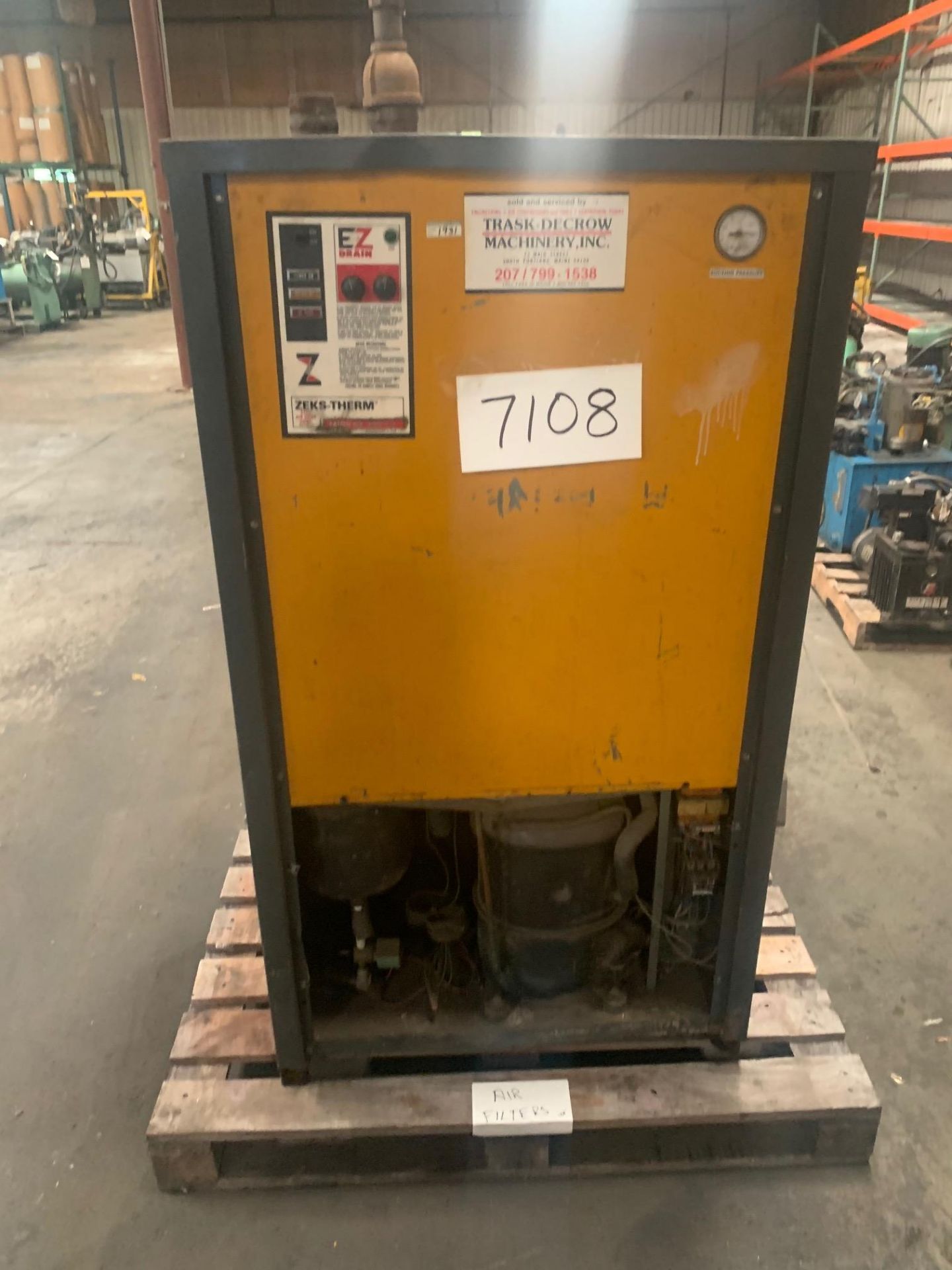 Zelda Air Dryer compressor model 250H se 16237 volt 460 , Rigging Fee: $50 - Image 2 of 9