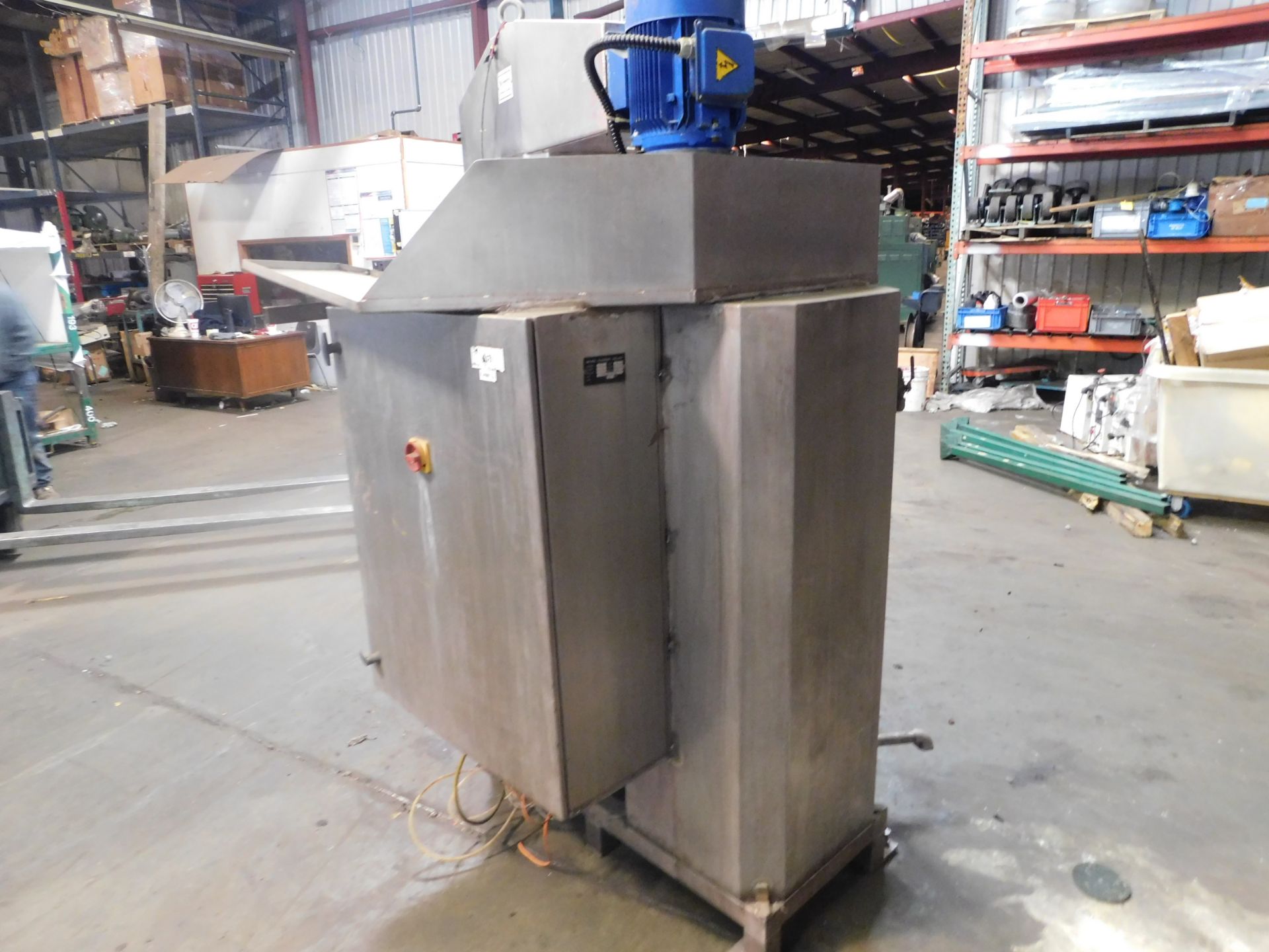 Vanwyk Mixer, Ser # 1662, 460 Volts, 25 Amps, Stainless Steel, Rigging Fee $50 - Image 2 of 3