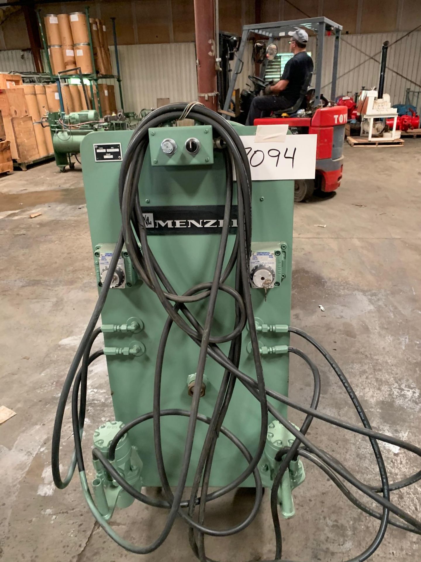 Menzel Hydraulic units double motor model STB 220/460 Volts Serial 02451 , Rigging Fee: $25 - Image 5 of 7