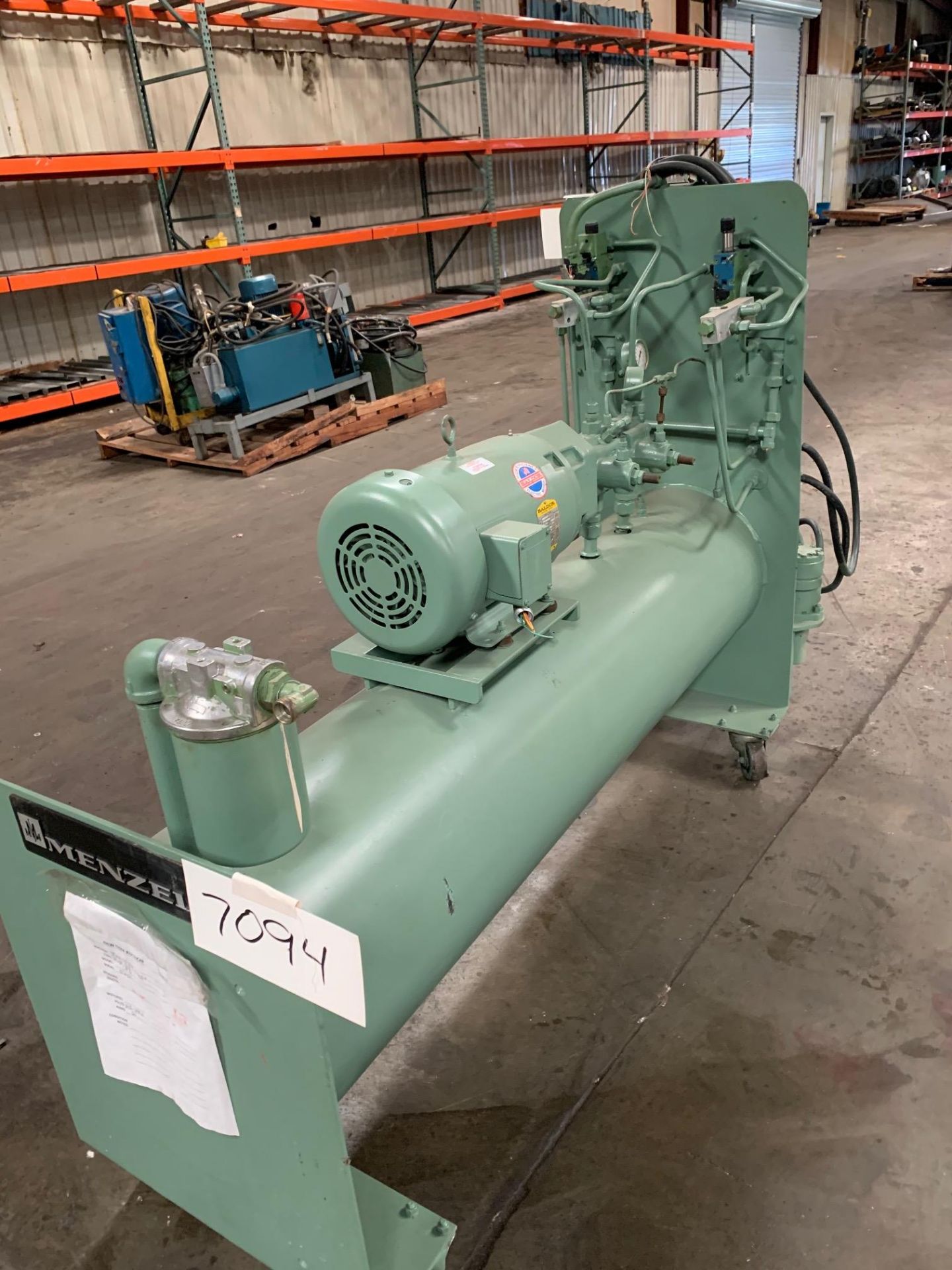 Menzel Hydraulic units double motor model STB 220/460 Volts Serial 02451 , Rigging Fee: $25 - Image 2 of 7