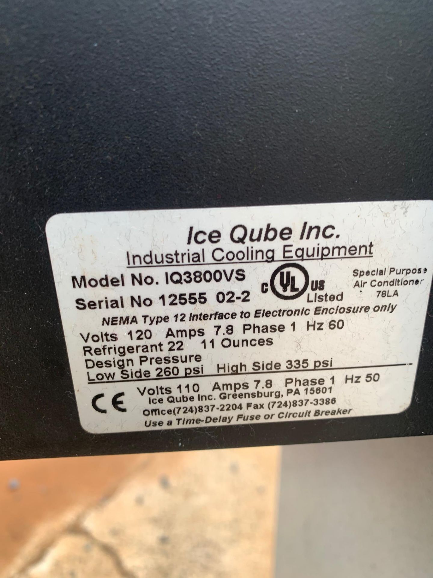 Reliance Ac Drive GV 3000. 30. HP 460 Volts Whit Cabinet and ICE Qube Industrial Cooling, Rigging - Image 13 of 14