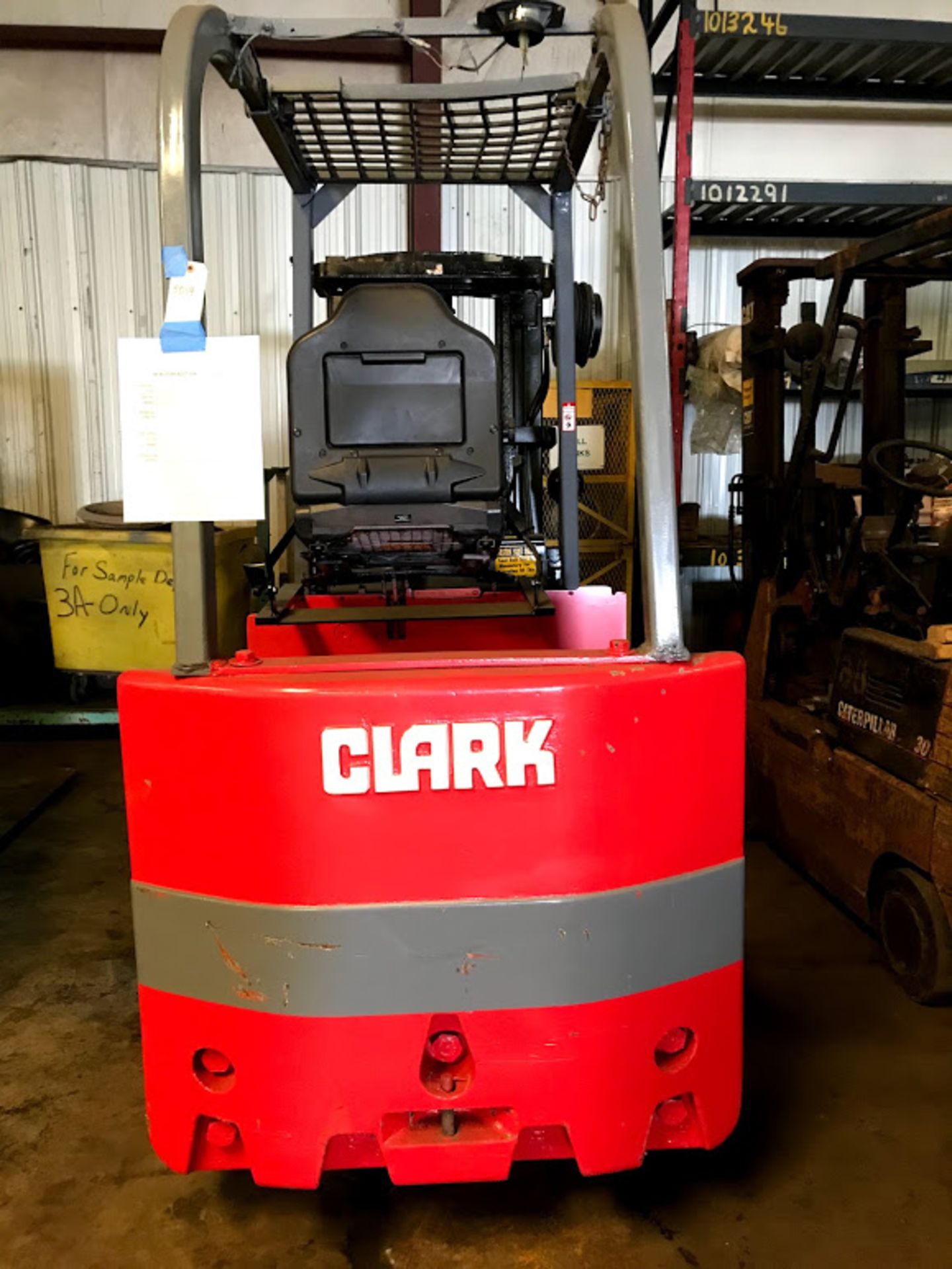 Clark Forklift, Model# EC500-80, Serial# E5685-0077-4751, 36V, Rigging Fee $50 - Image 3 of 4