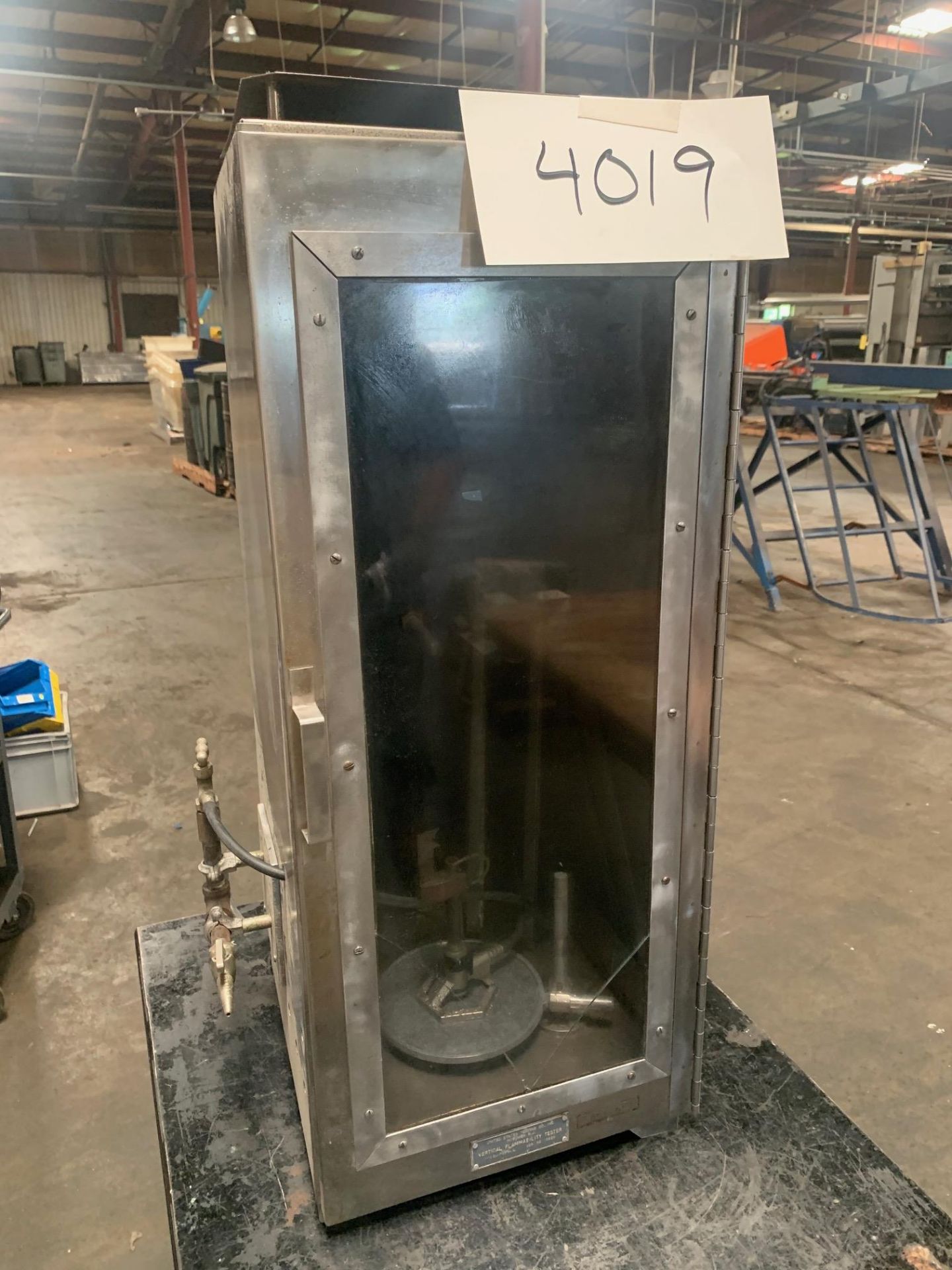 Vertical Flammability Tester. Model 7635-A Serial 10520 (2 Units), Rigging Fee: $25 - Image 4 of 7