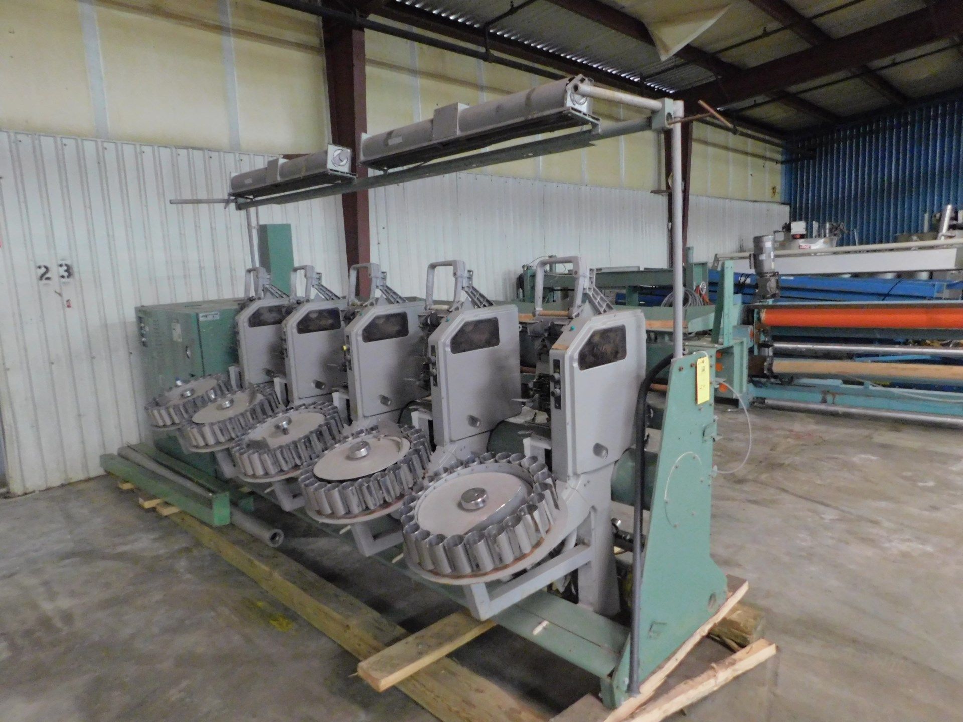 Murata Machinery Winding Machine, Model# 7R2, Serial# 89SX469040-01, 380V, 50 Hz, Working Width - Image 3 of 8