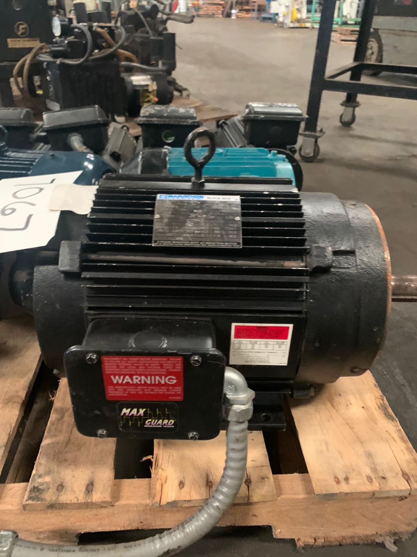 Marathon Black Max 7.5 HP 220/480 Vols 375o RPM, Rigging Fee: $10