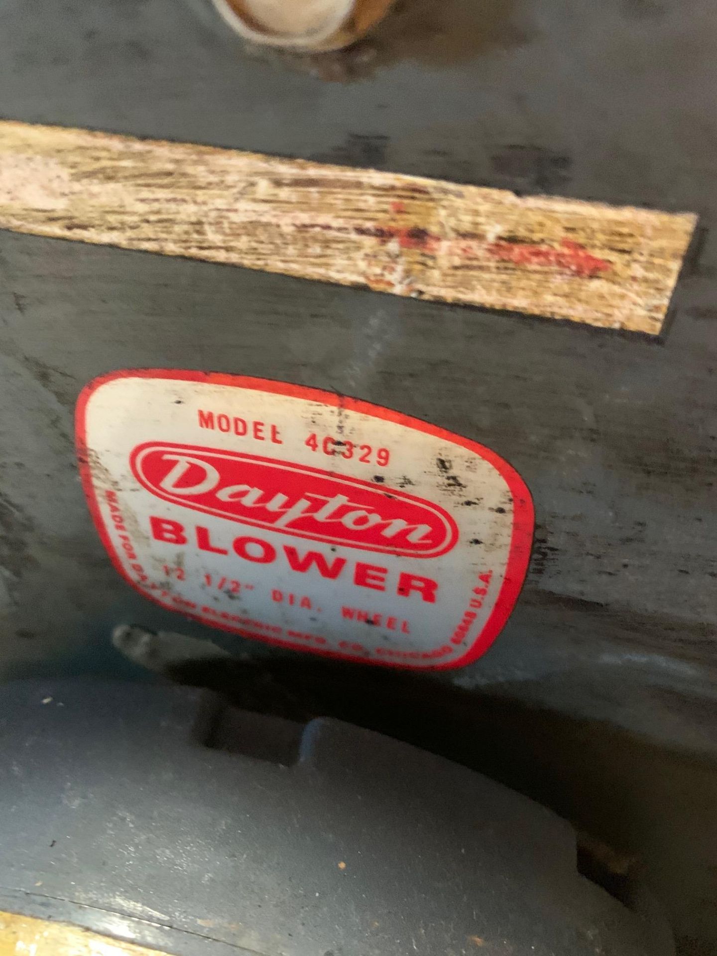 Dayton Blower, Model 4C329. 2 Hp. 575 volts. 3500 RPM, Rigging Fee: $20 - Image 4 of 5