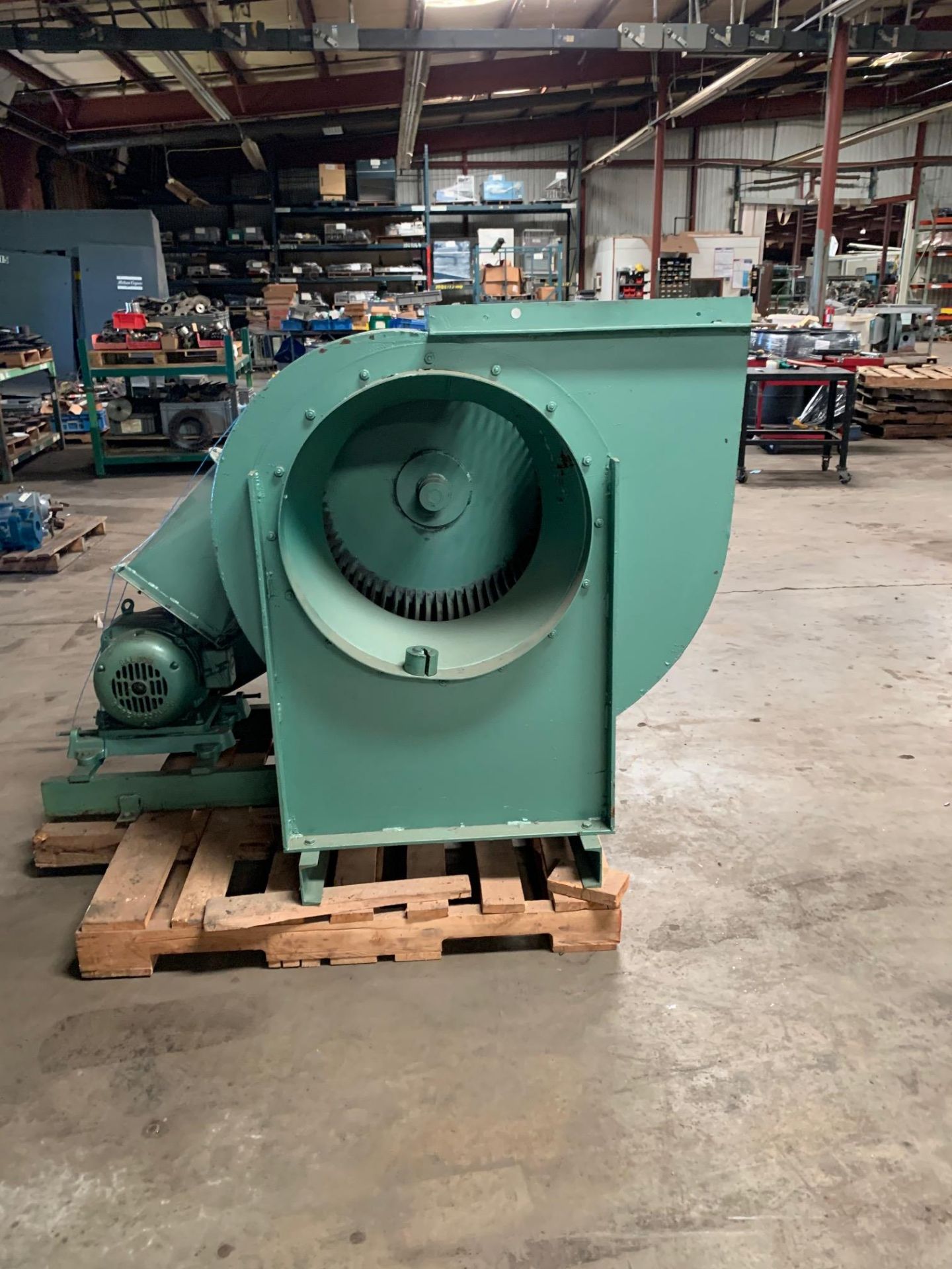 Suction Fans 5HP 220/460 volts 1750 Rpm, Rigging Fee: $25 - Image 4 of 10