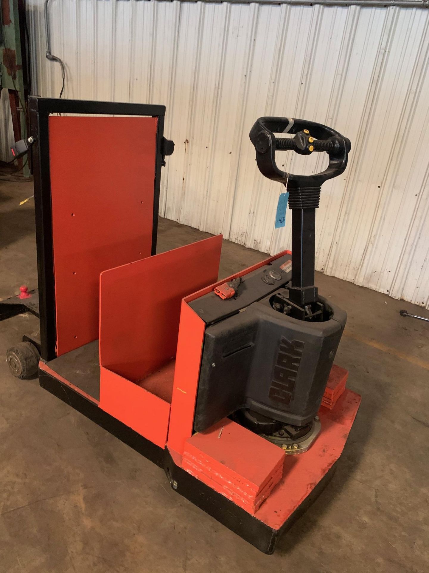 CLARK PWD 30 40 Pallet Jack A Frame Mover. 24 Volts DC, Rigging Fee: $5 - Image 7 of 9