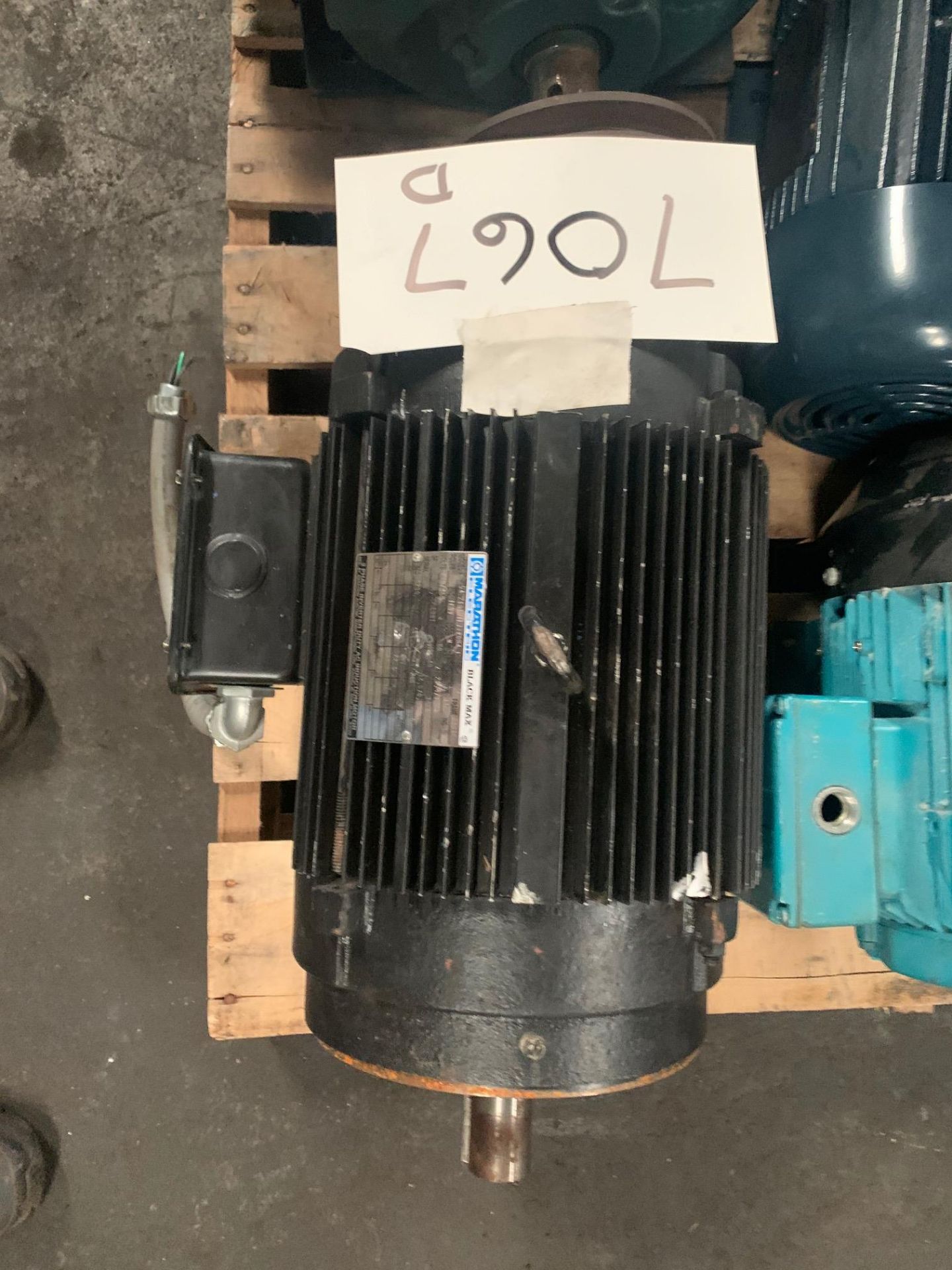 Marathon Black Max 7.5 HP 220/480 Vols 375o RPM, Rigging Fee: $10 - Image 3 of 5