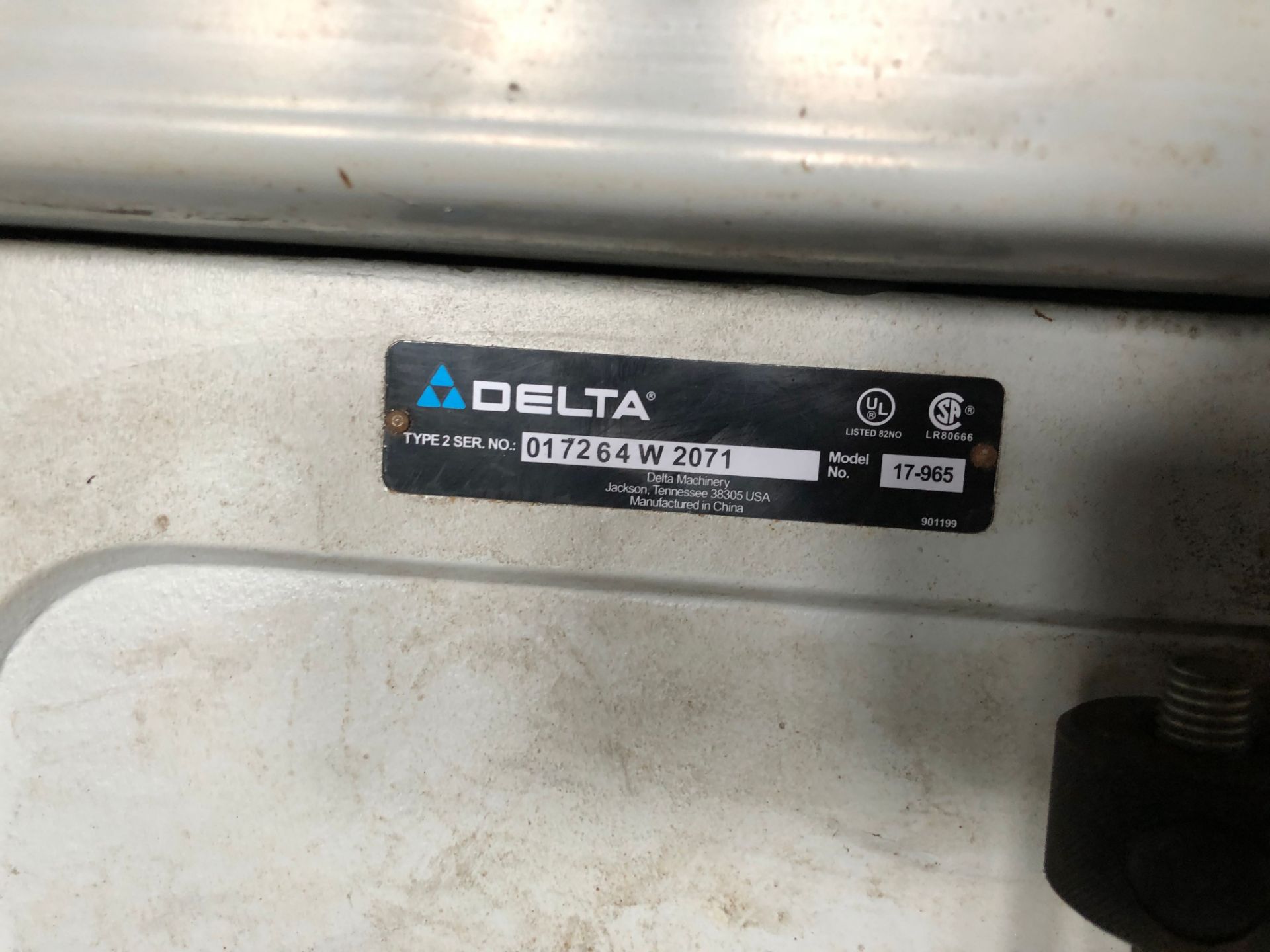 Delta Drill Press, Model #17-965, S/N #F017264W071 - Image 6 of 9