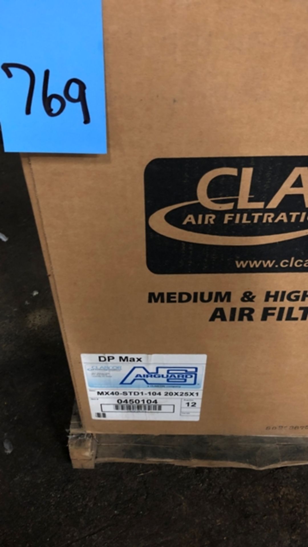 Air filter size 20 x 25 x 1 - Image 3 of 3