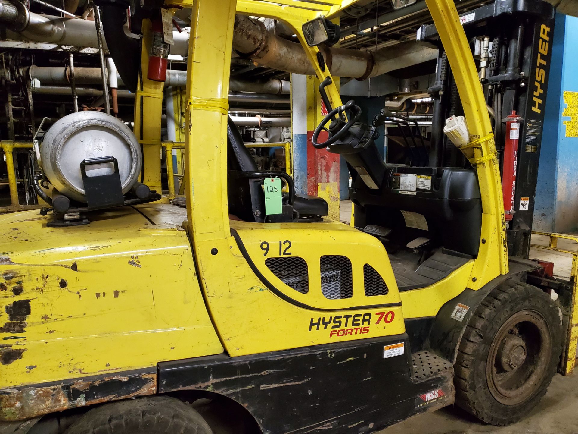 Fork Truck, propane, Hyster Fortis 70, Model #H70FT, S/N #L177V10521K - Image 5 of 6