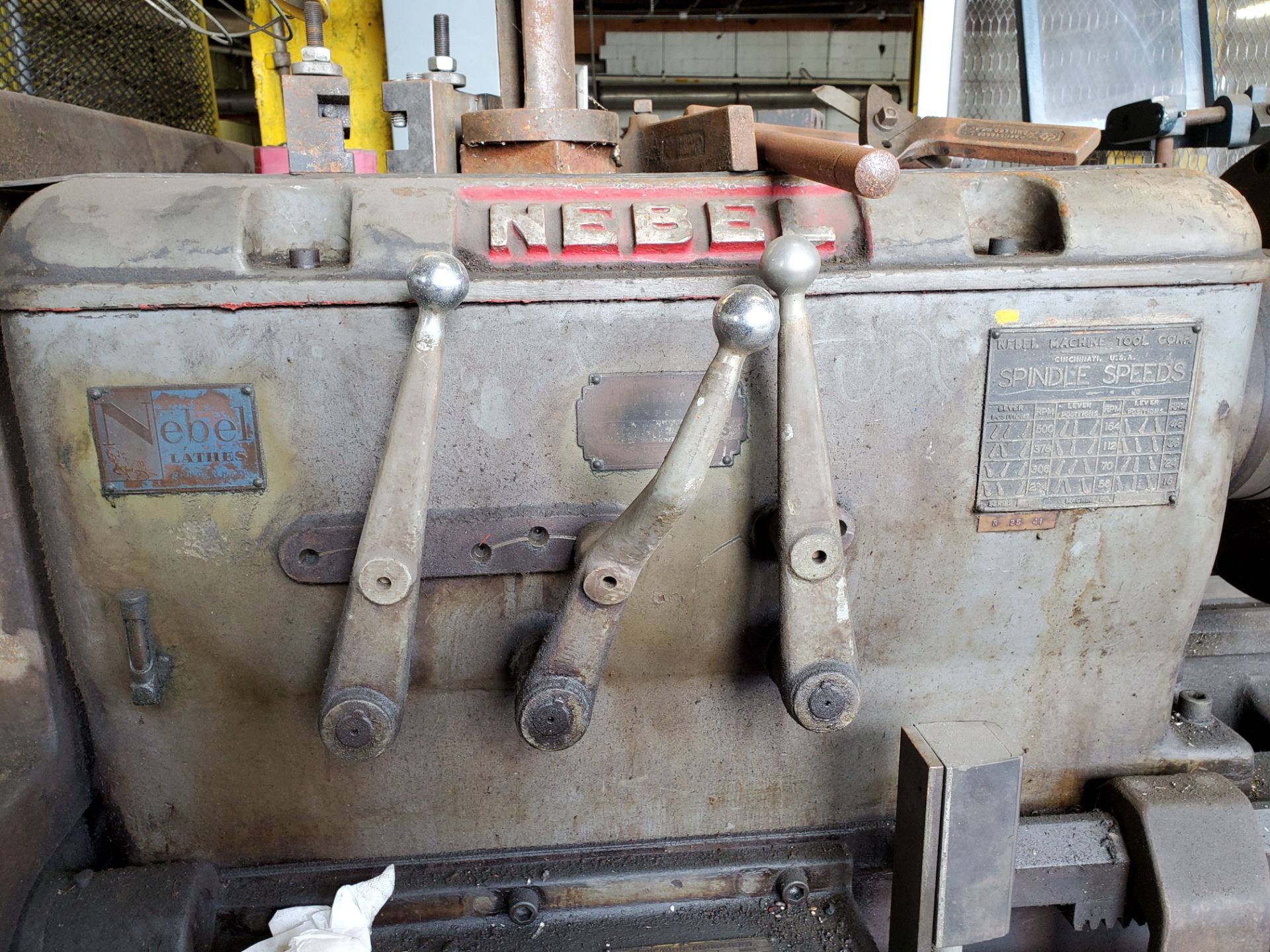 Large Nebel lathe - Image 3 of 8