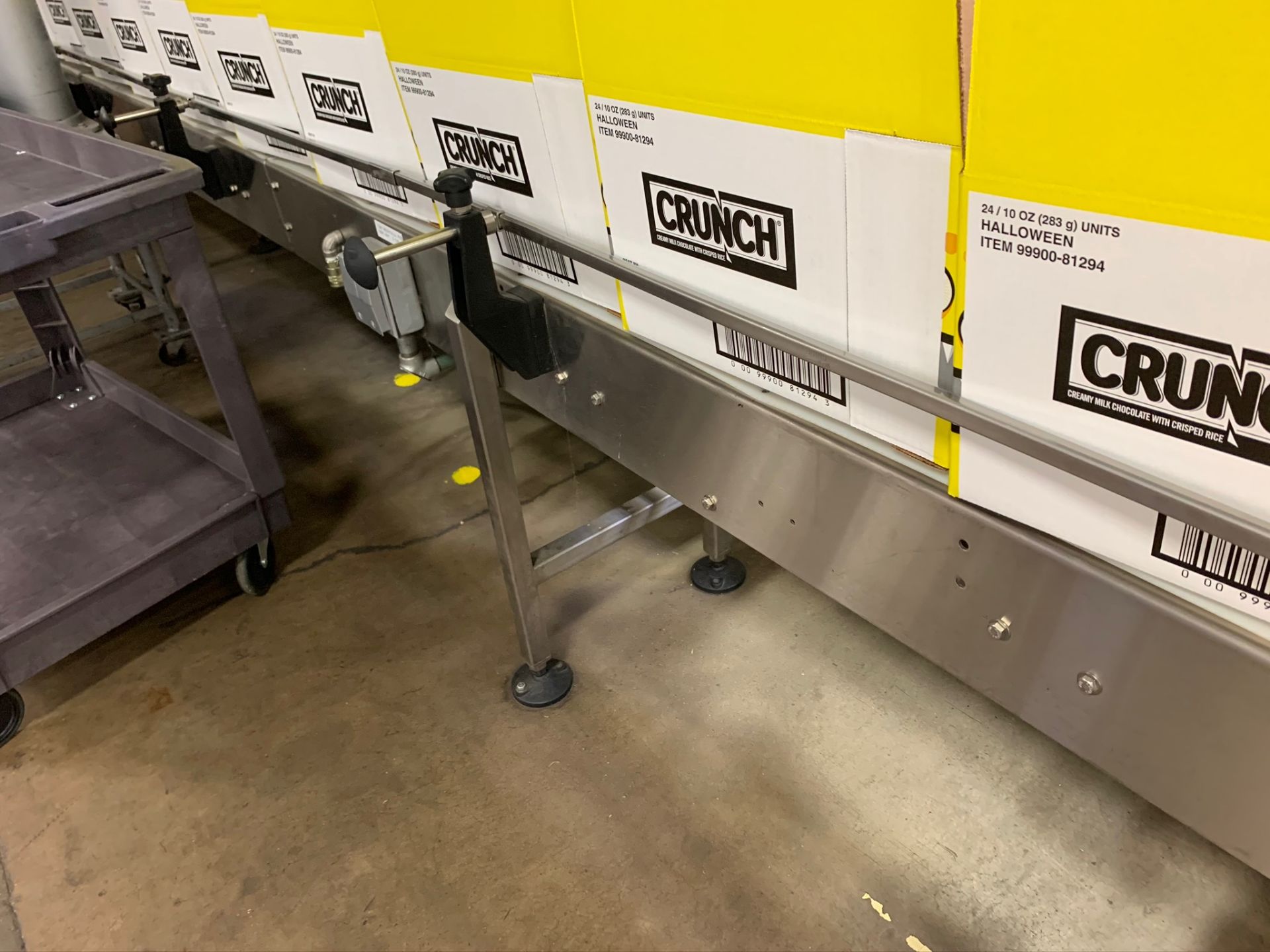 (Located in Burlington WI) Stainless Frame Case Conveyor Belted. RIGGING FEE: $2300 - Image 3 of 3