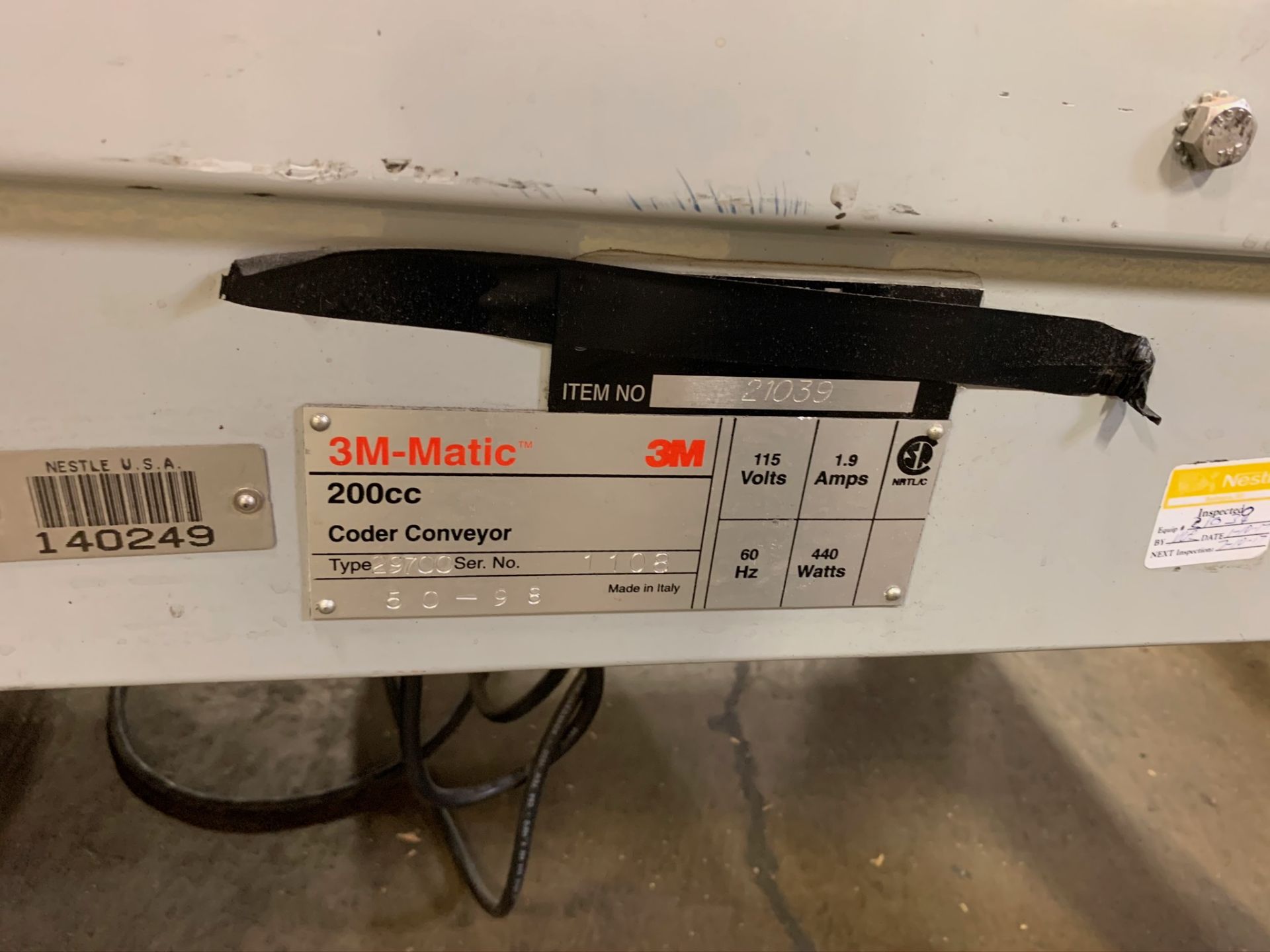 (Located in Burlington WI) 3M- Matic Top and Bottom Case Taper Model 800AF Type. RIGGING FEE: $1900 - Image 10 of 10