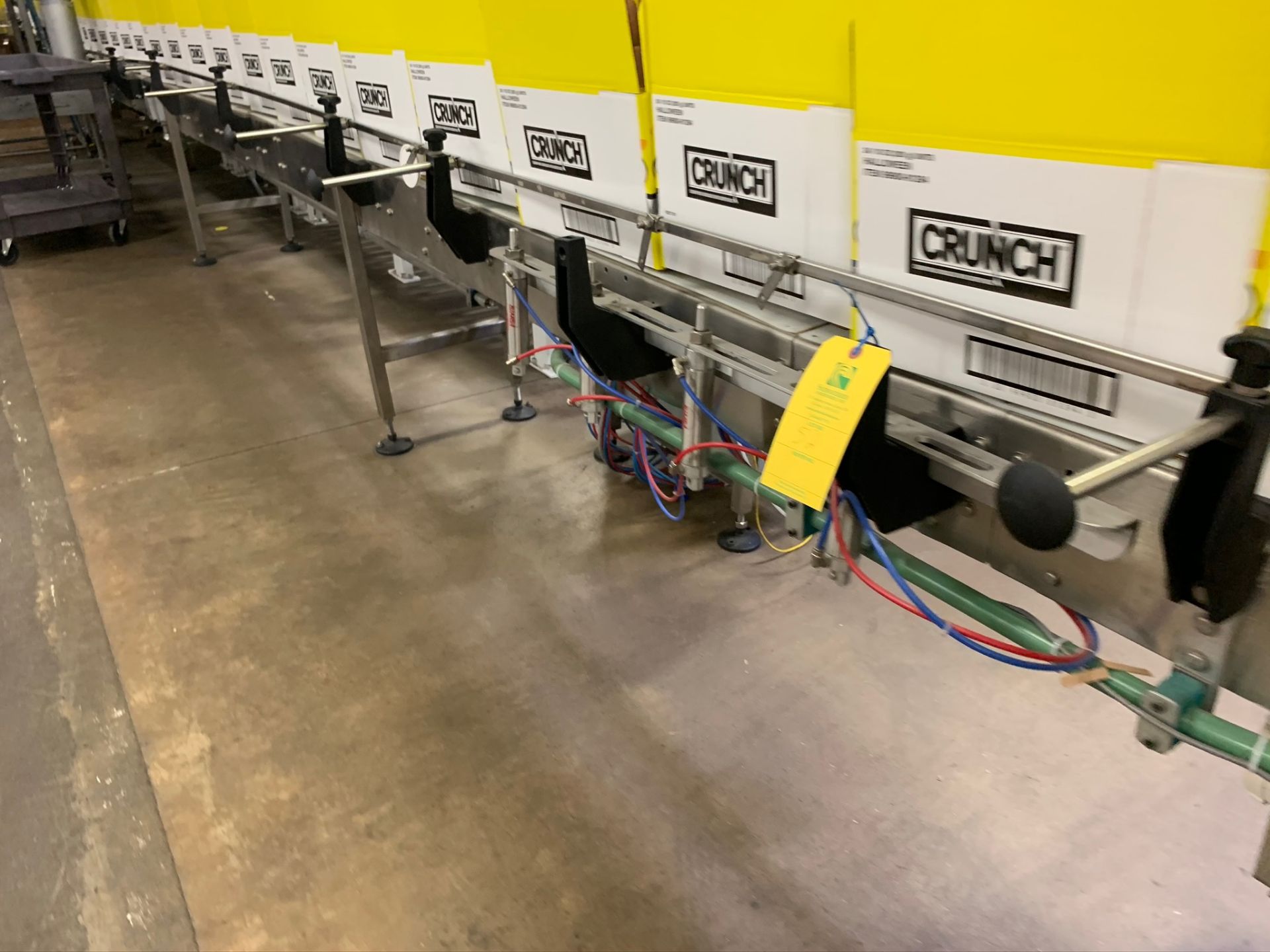 (Located in Burlington WI) Stainless Frame Case Conveyor Belted. RIGGING FEE: $2300 - Image 2 of 3