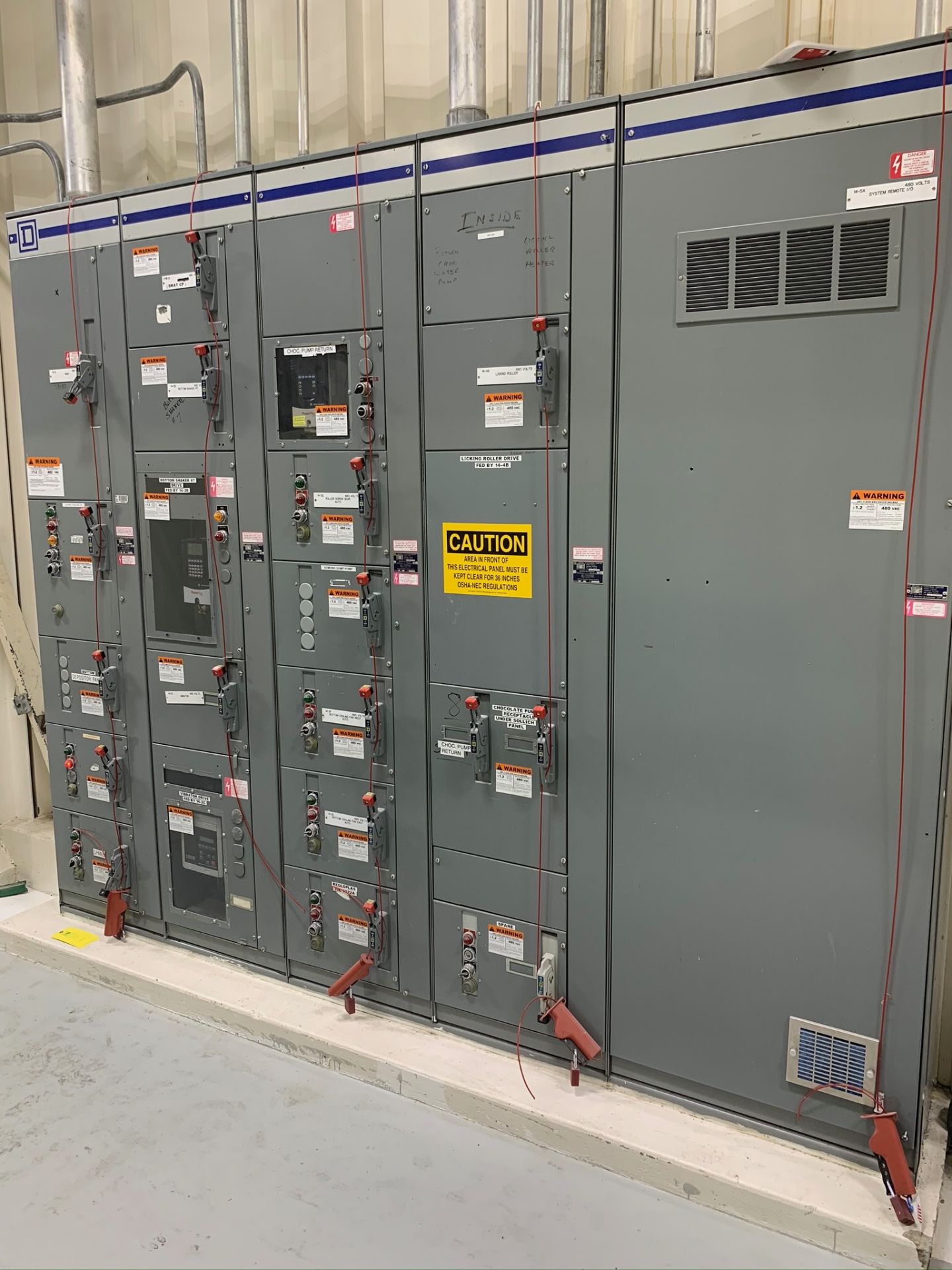 (Located in Bloomington, IL) Square D MCC Panel. RIGGING FEE: $2700 - Image 2 of 8