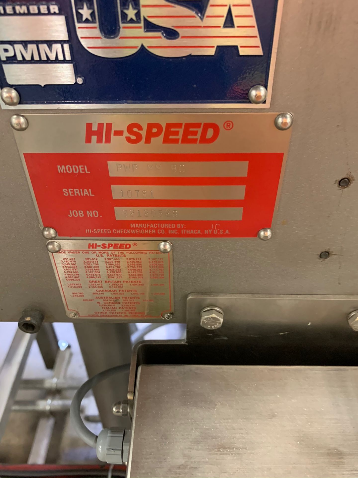 (Located in Burlington WI) Mettler- Toldeo Hi-Speed Checkweigher Model XS Contro. RIGGING FEE: $1900 - Image 5 of 8