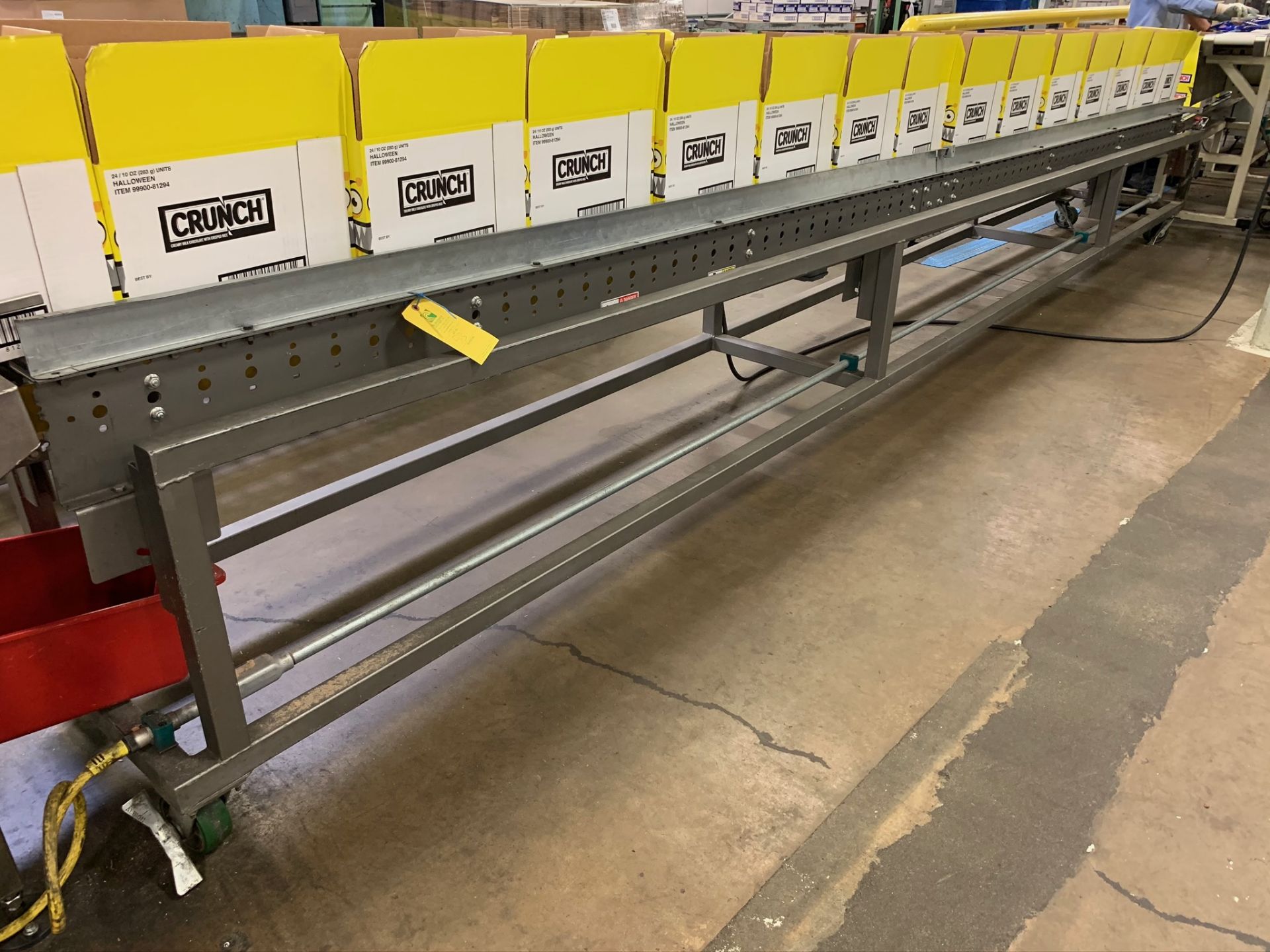 (Located in Burlington WI) Gravity Flow Conveyor for Cases. RIGGING FEE: $1900 - Image 2 of 2