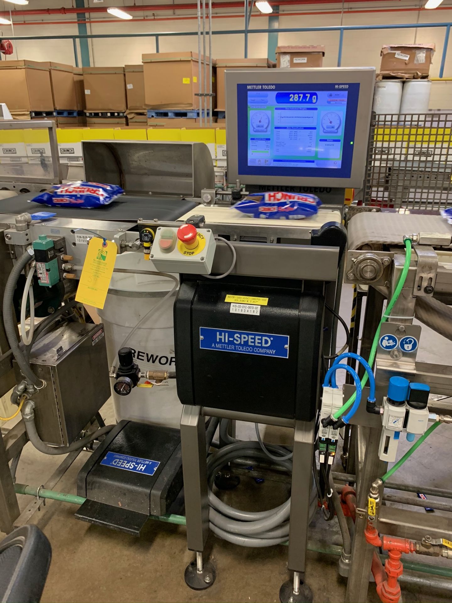 (Located in Burlington WI) Mettler- Toledo Hi-Speed Checkweigher Model XS Contro. RIGGING FEE: $1900 - Image 2 of 5