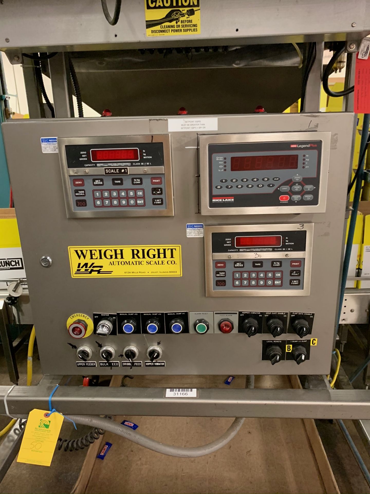 (Located in Burlington WI) Weigh Right Automatic Scale 3 Lane Bulk Packer. RIGGING FEE: $2000 - Image 2 of 6