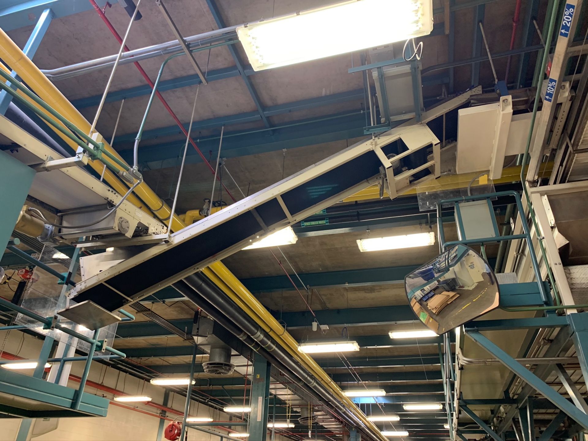 (Located in Burlington WI) Overhead Feeding Conveyor System to Storveyor. RIGGING FEE: $8800 - Image 4 of 4