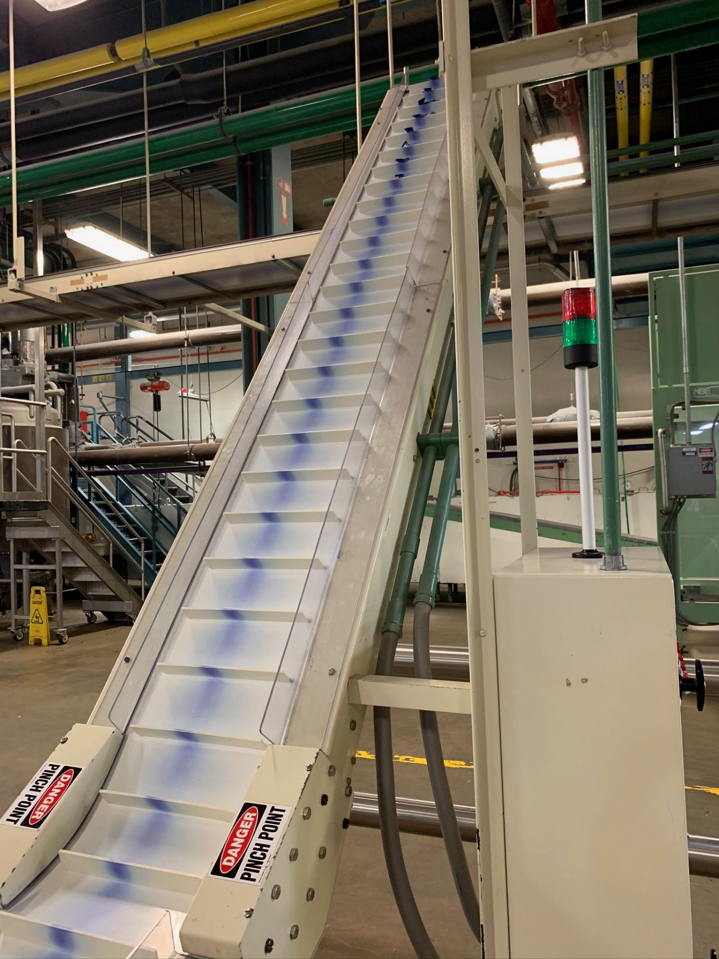 (Located in Burlington WI) Sig Cleated Belt Incline Conveyor Type Belt. RIGGING FEE: $2400 - Image 2 of 2