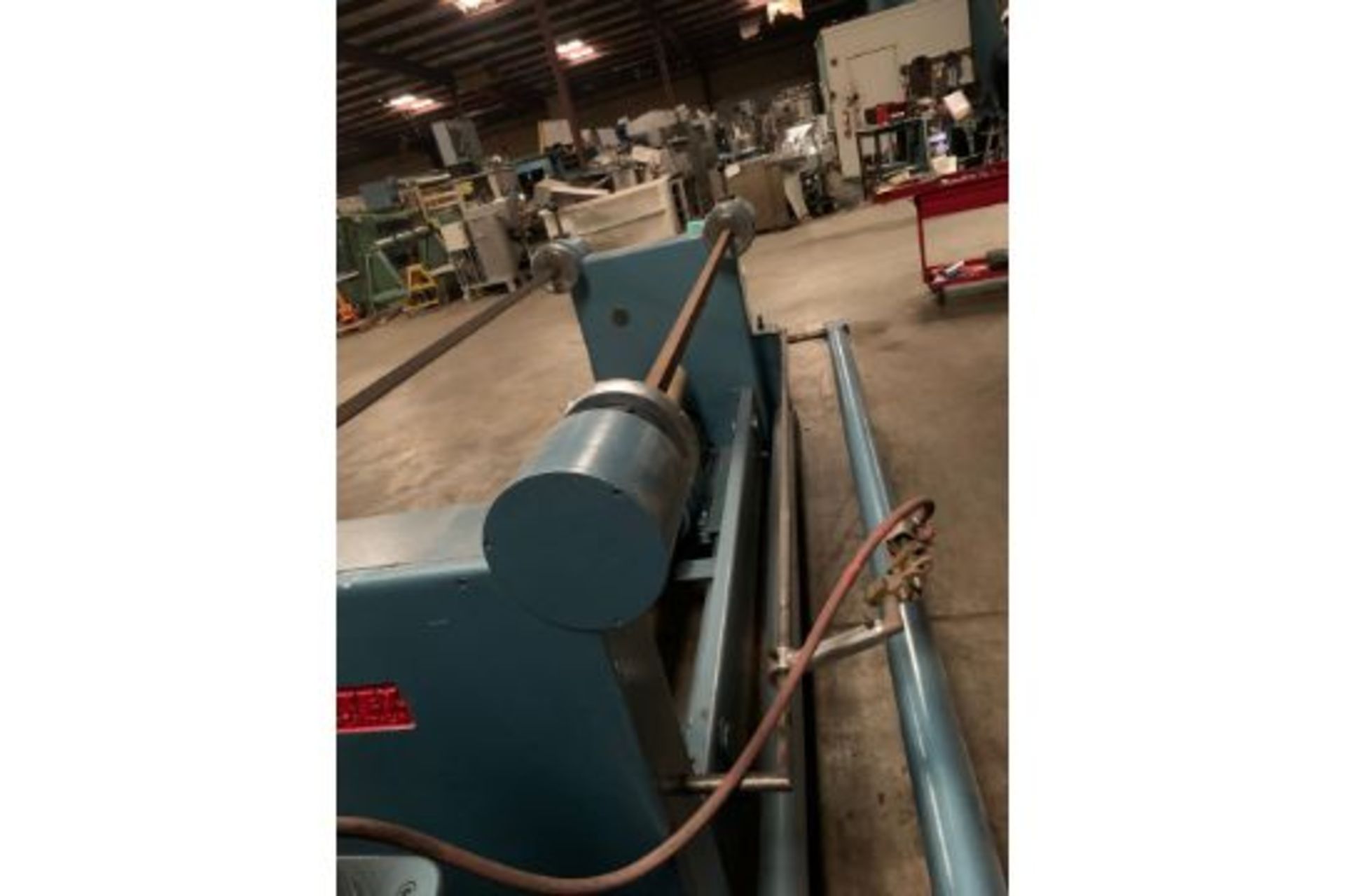 ISOTEX Winding and unwinding 72” Age guiding systems 3HP 220 Volts, Rigging Fee: $50 - Image 3 of 6